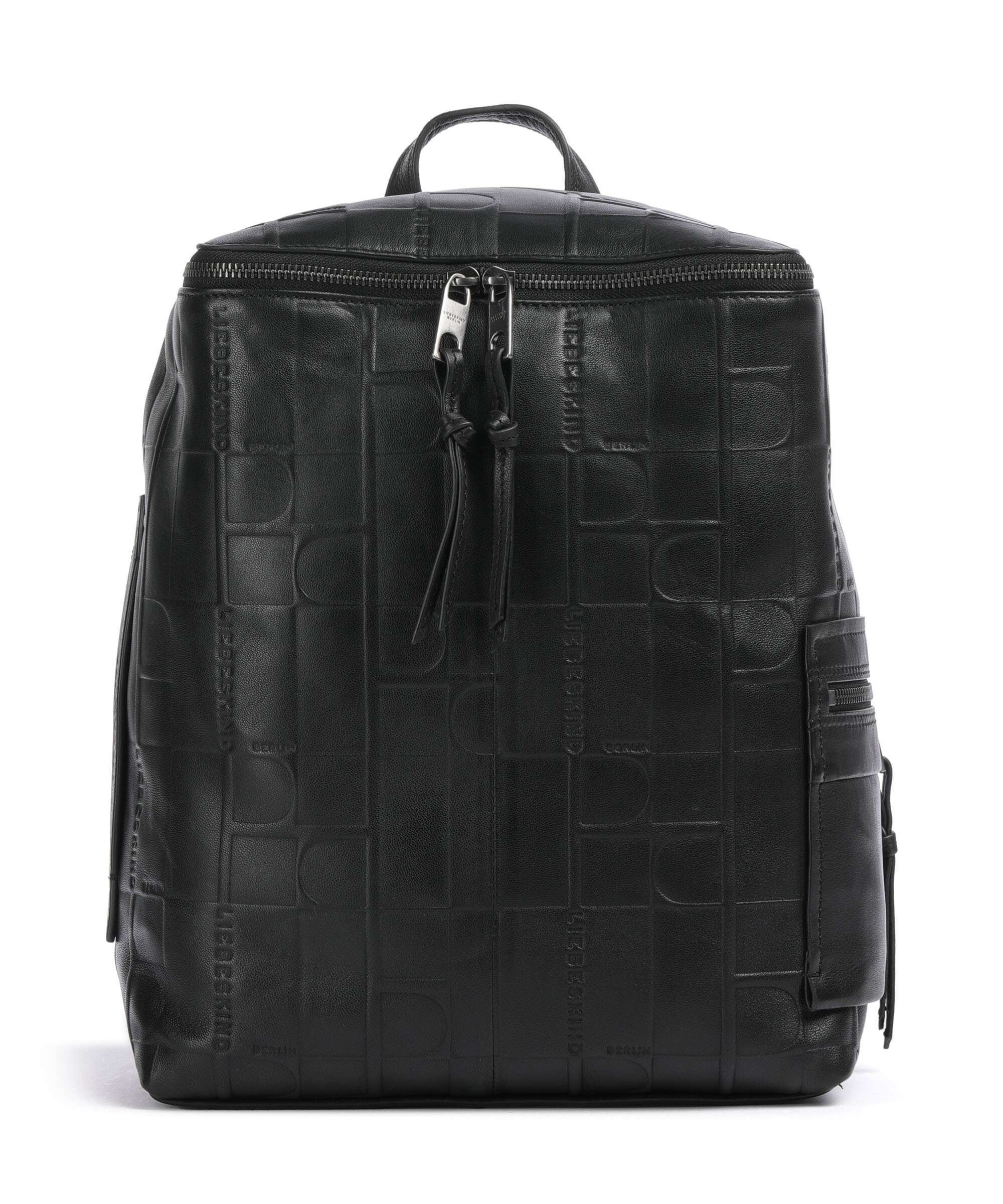 Liebeskind Hera Monogram Sheep Natural M Backpack black