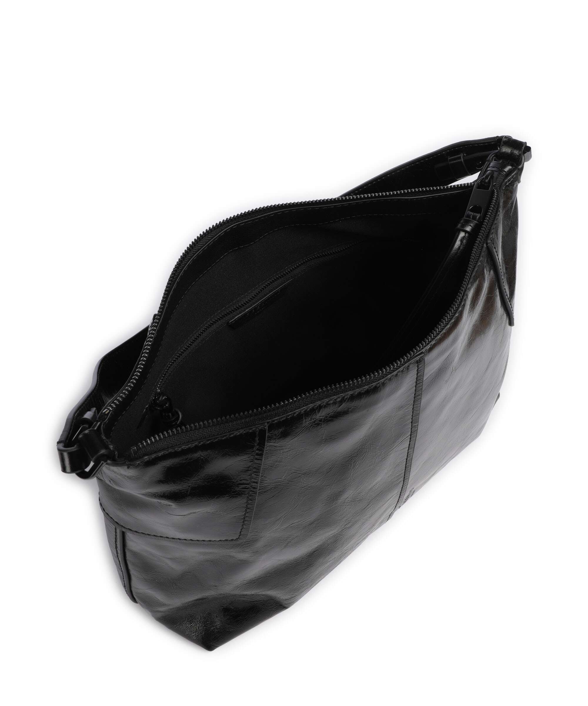 Liebeskind Mila Lack Distressed M Hobo bag black