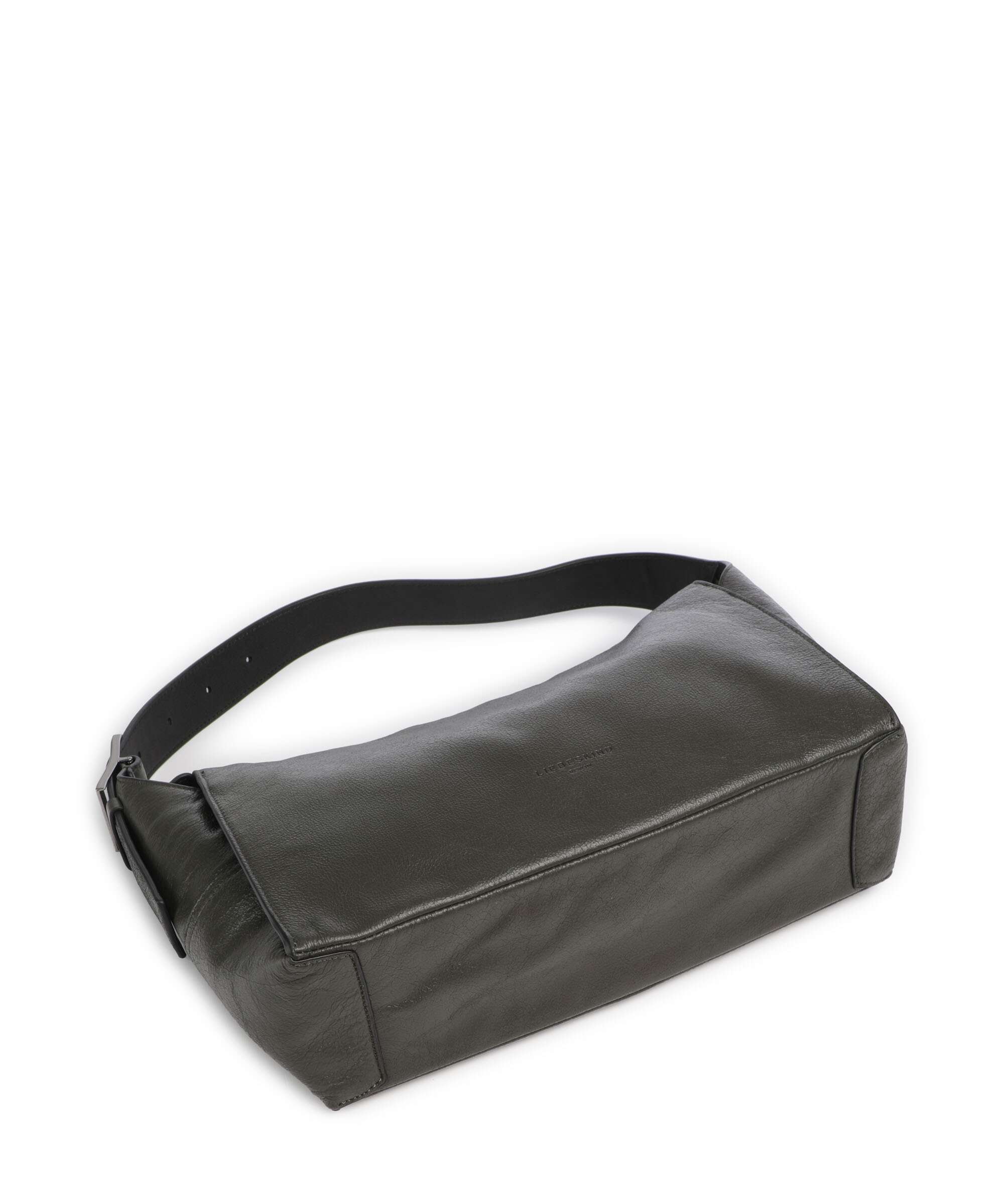 Liebeskind Lou Cracked Leather M Hobo bag forest