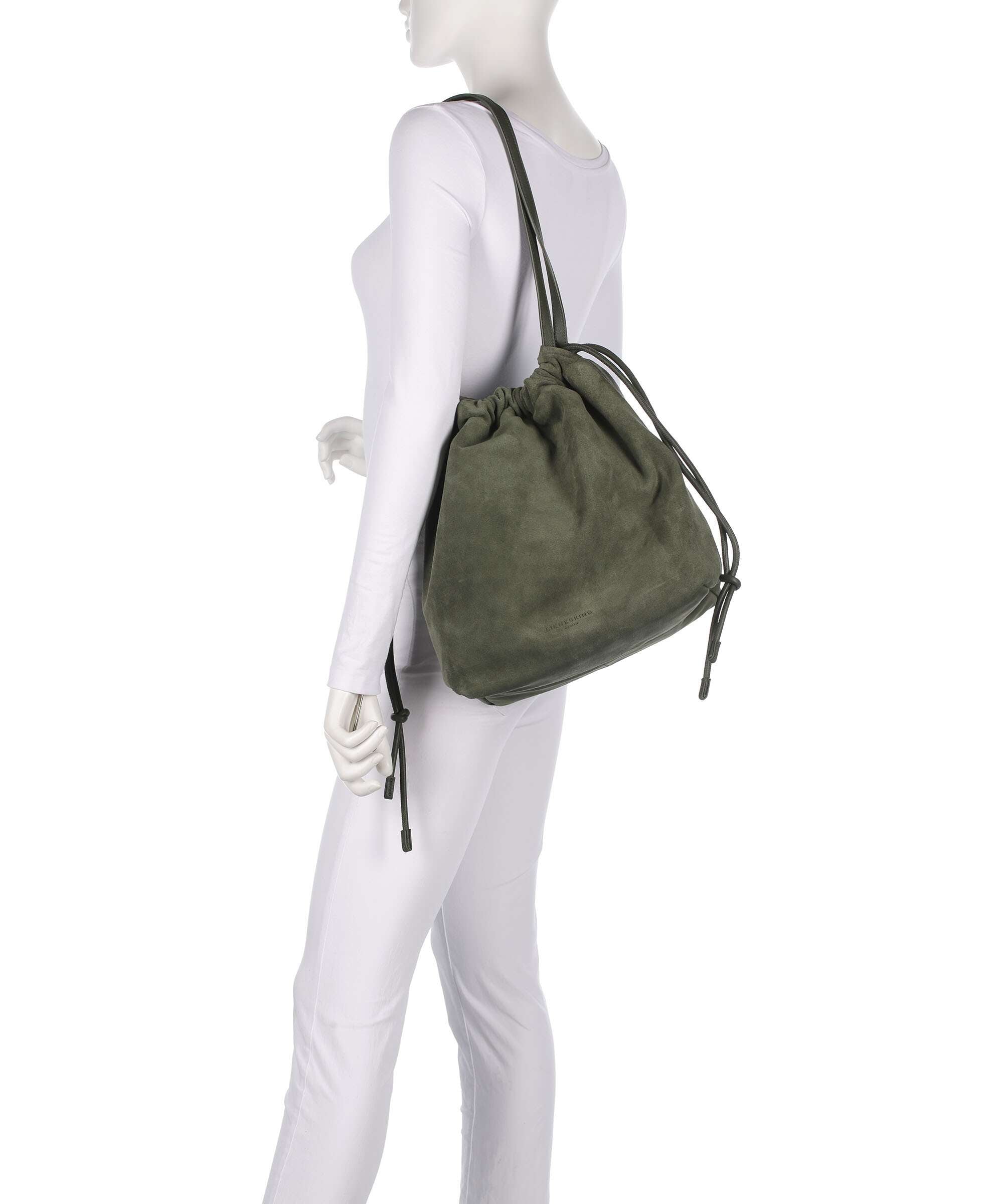 Liebeskind Lya Suede M Bucket bag forest