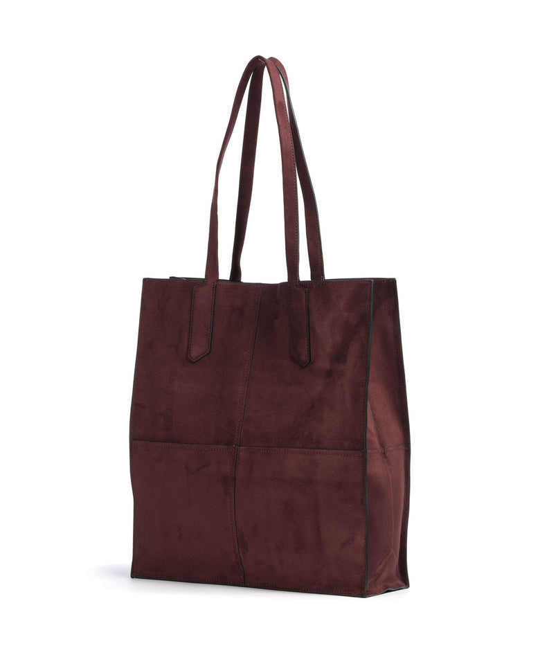Liebeskind Amy Vegan Suede L Tote bag pomegranate