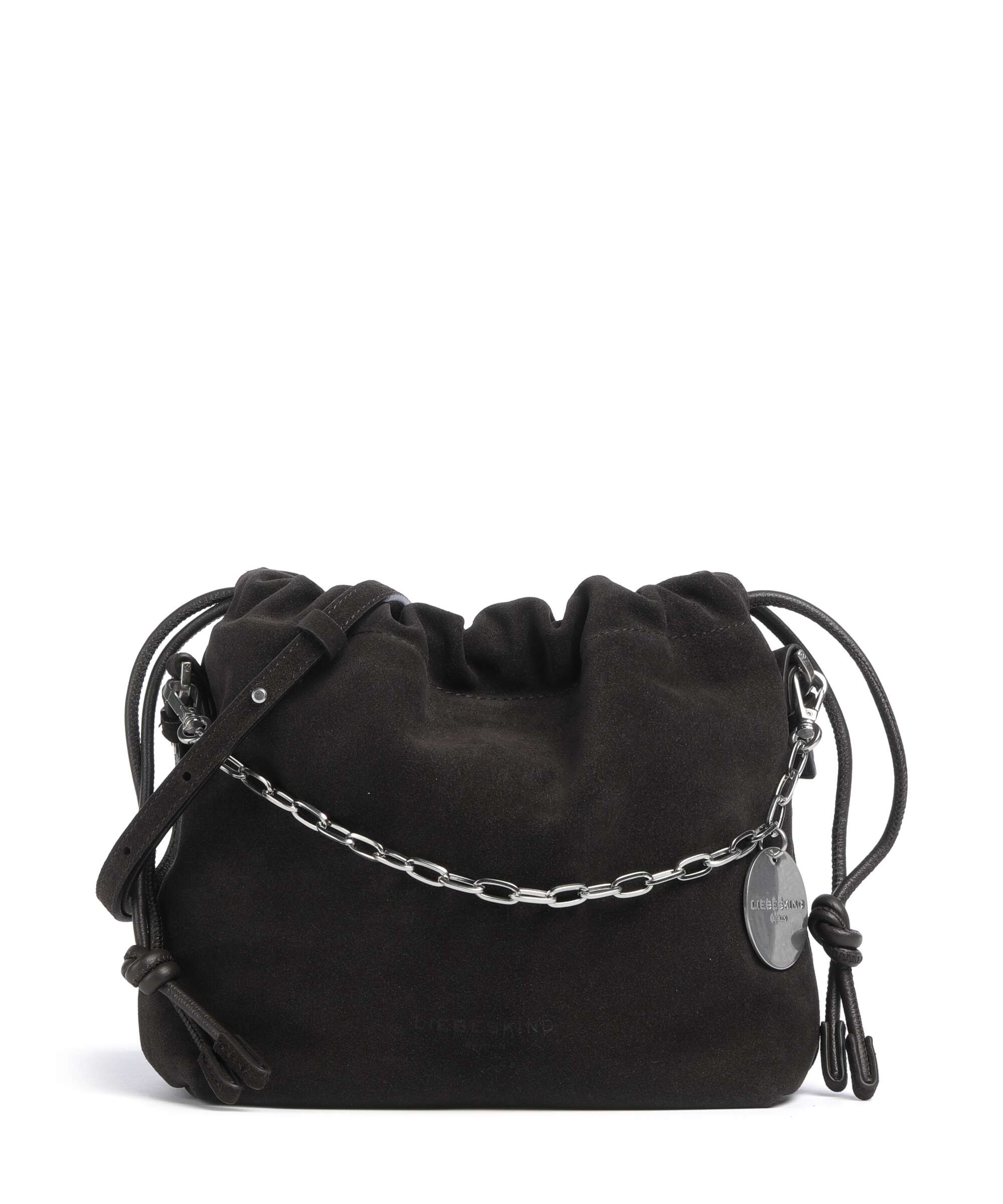 Liebeskind Lya II Hydro Suede S Bucket bag deep soil