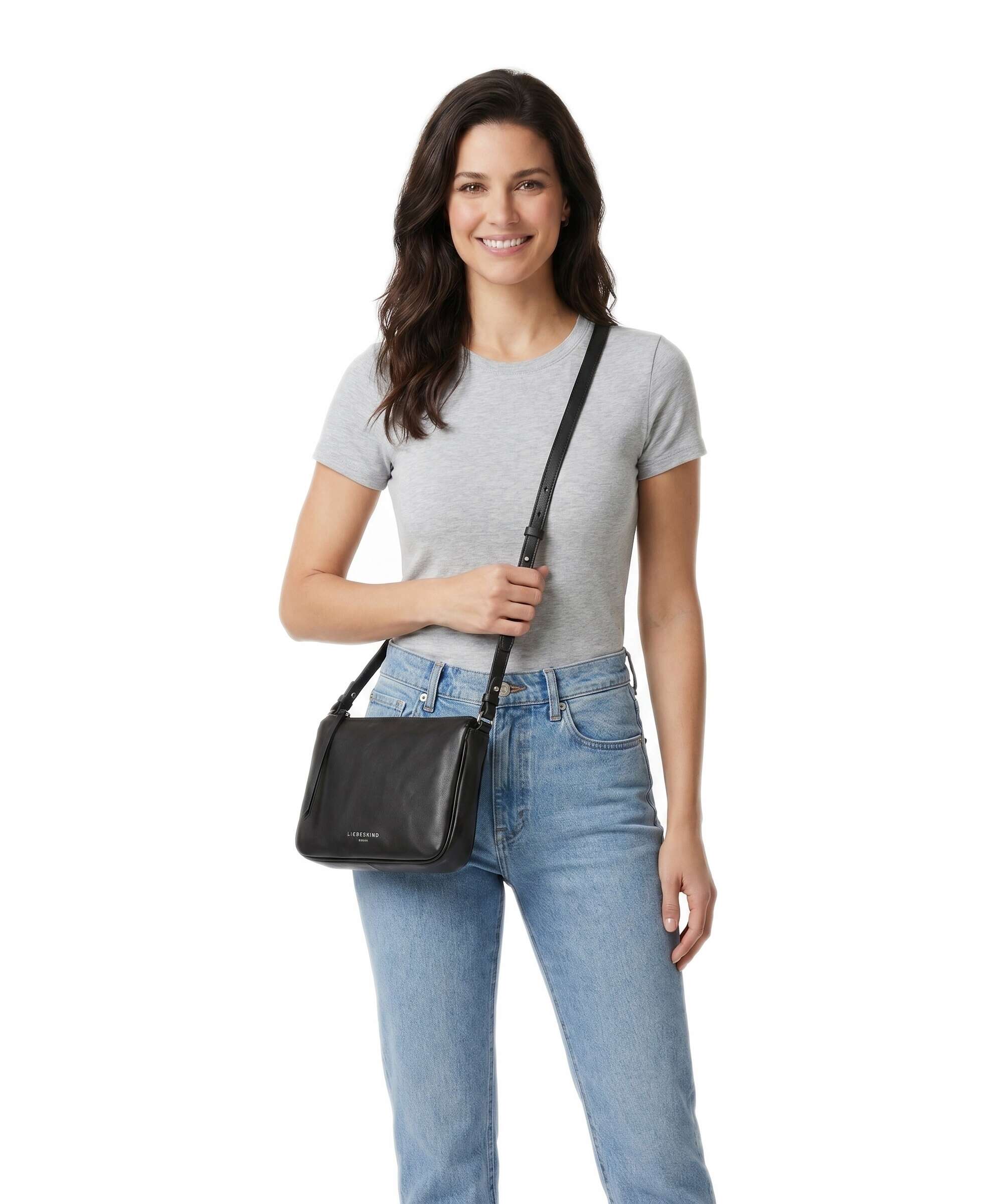 Liebeskind Nina Indian Sheep M Crossbody bag deep soil