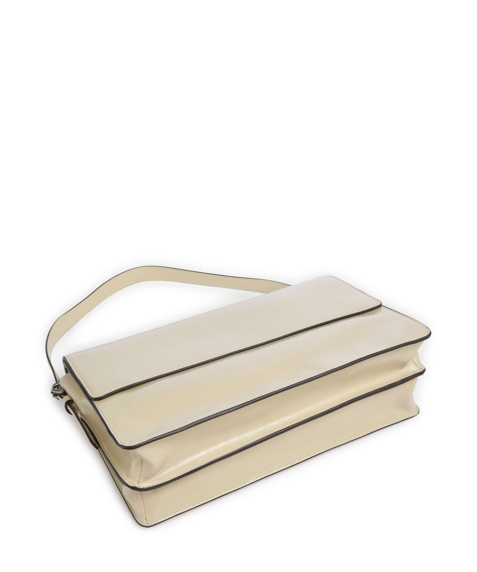 Liebeskind Audrey Recycled Lack Distressed M Shoulder bag biscotti