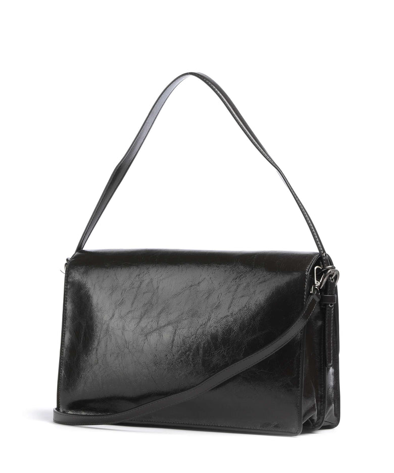 Liebeskind Audrey Recycled Lack Distressed M Shoulder bag deep soil