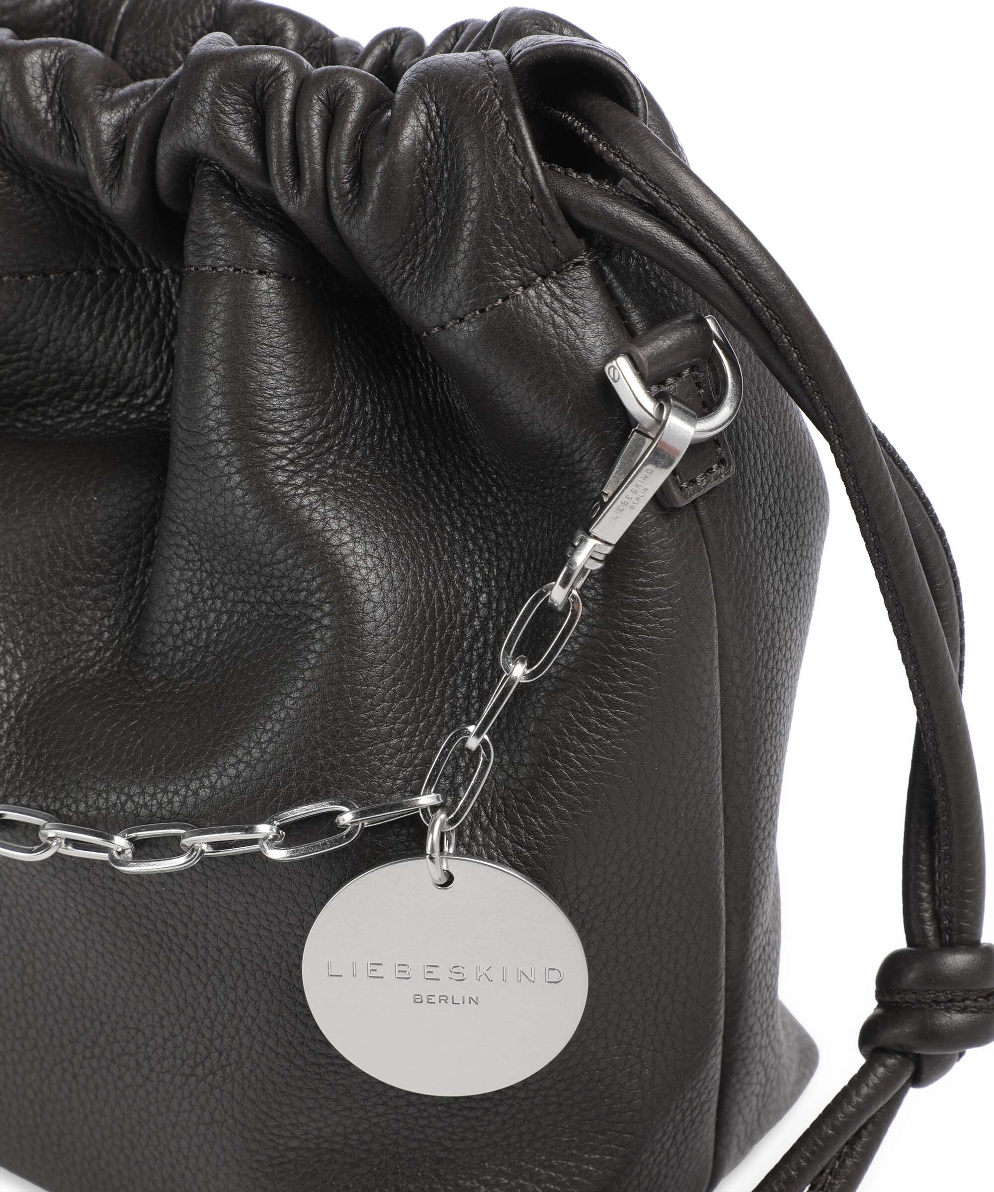 Liebeskind Lya II Small Pebble S Bucket bag deep soil