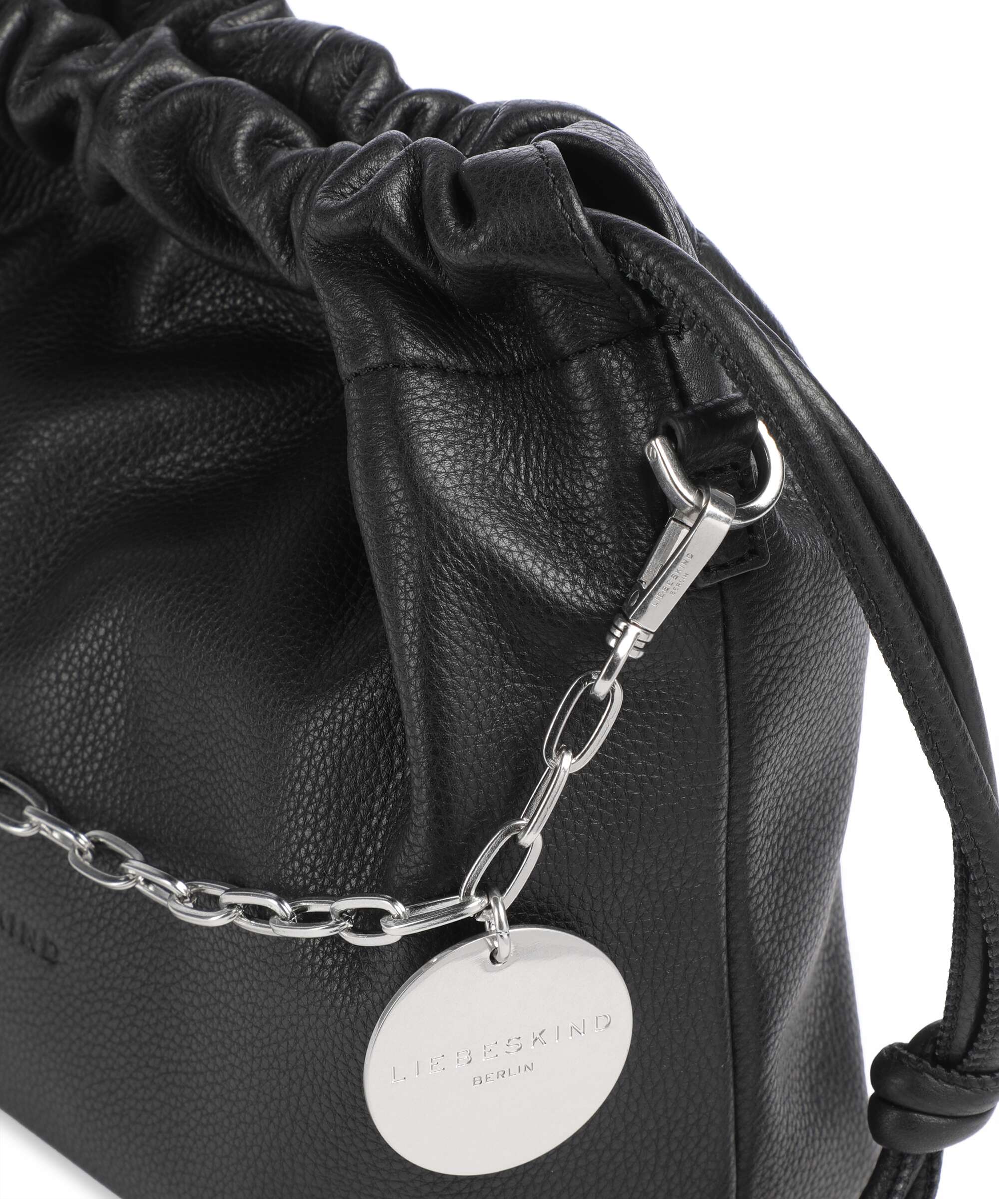 Liebeskind Lya II Small Pebble S Bucket bag black