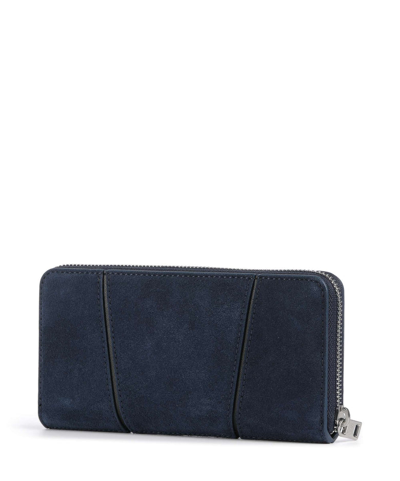 Liebeskind Una Gigi Recycled Suede L Wallet peacoat