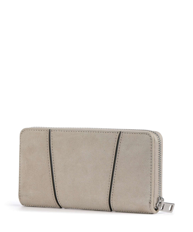 Liebeskind Una Gigi Recycled Suede L Wallet beige