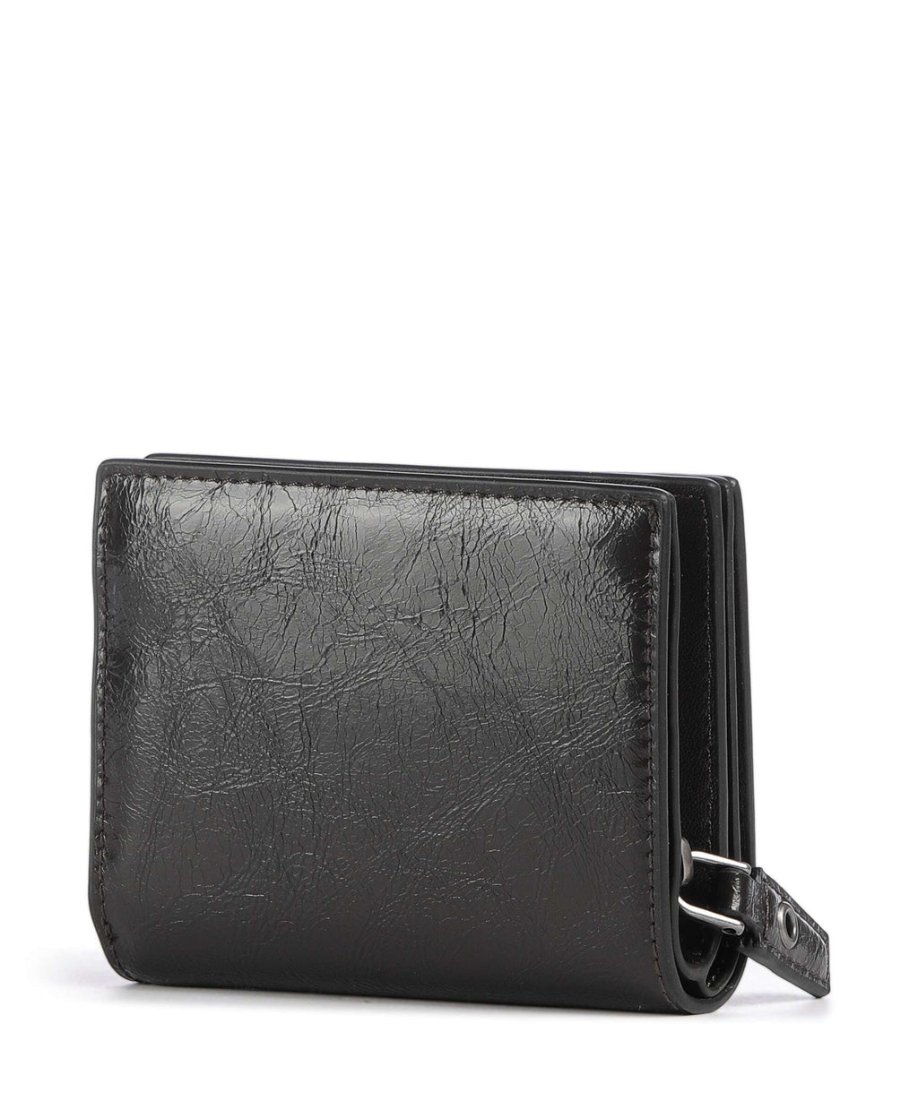 Liebeskind Thea Audrey Recycled Lack Distressed M Wallet deep soil