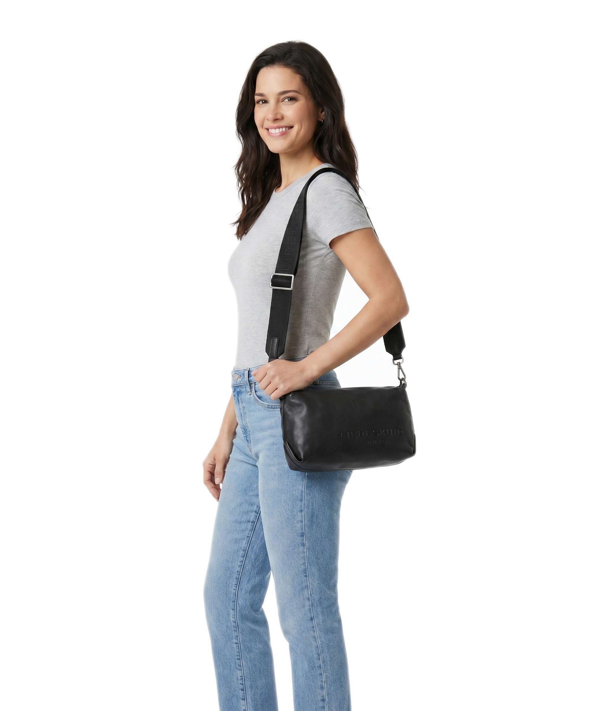 Liebeskind Elvira Sheep Natural S Crossbody bag black