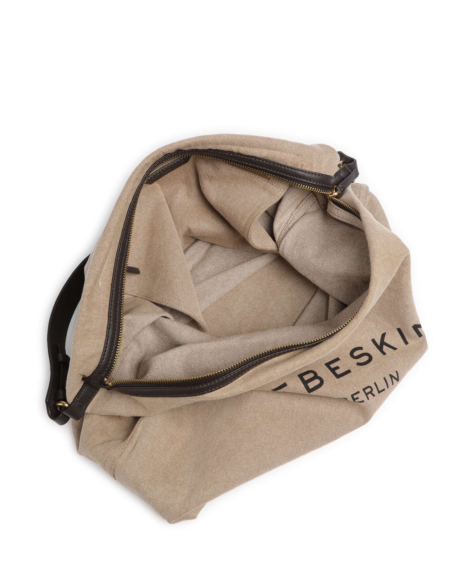 Liebeskind Clea Denim Hobo bag beige
