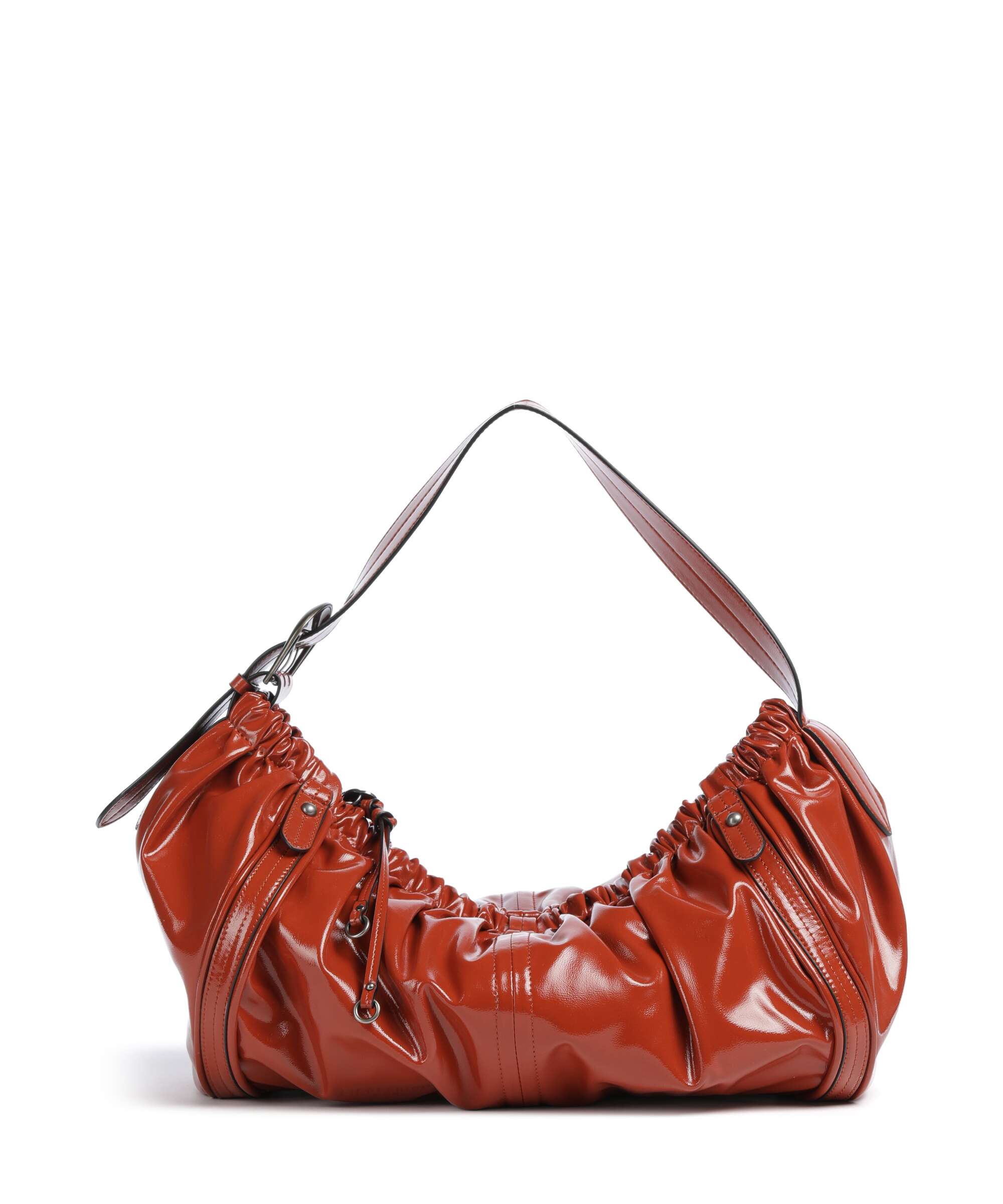 Liebeskind Faye Shiny L Hobo bag red rock