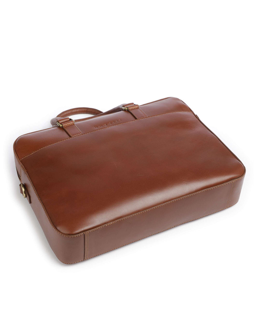 Bugatti Remo Briefcase cognac