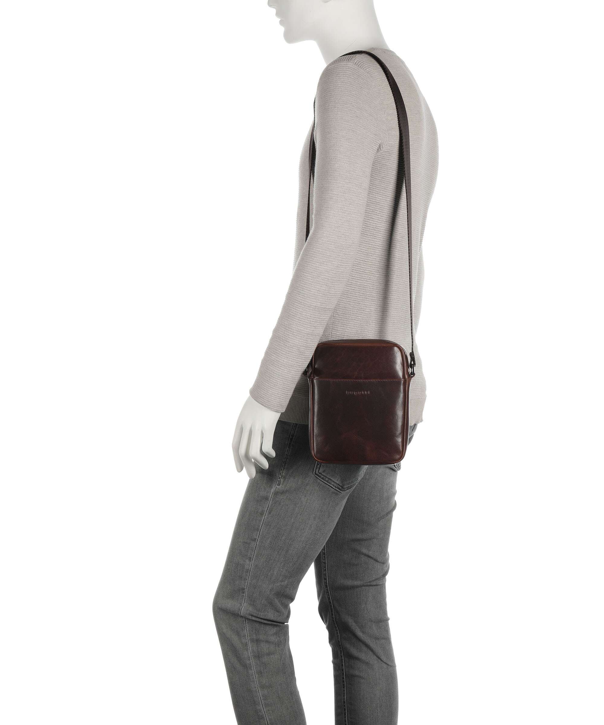 Bugatti Romano Crossbody bag braun