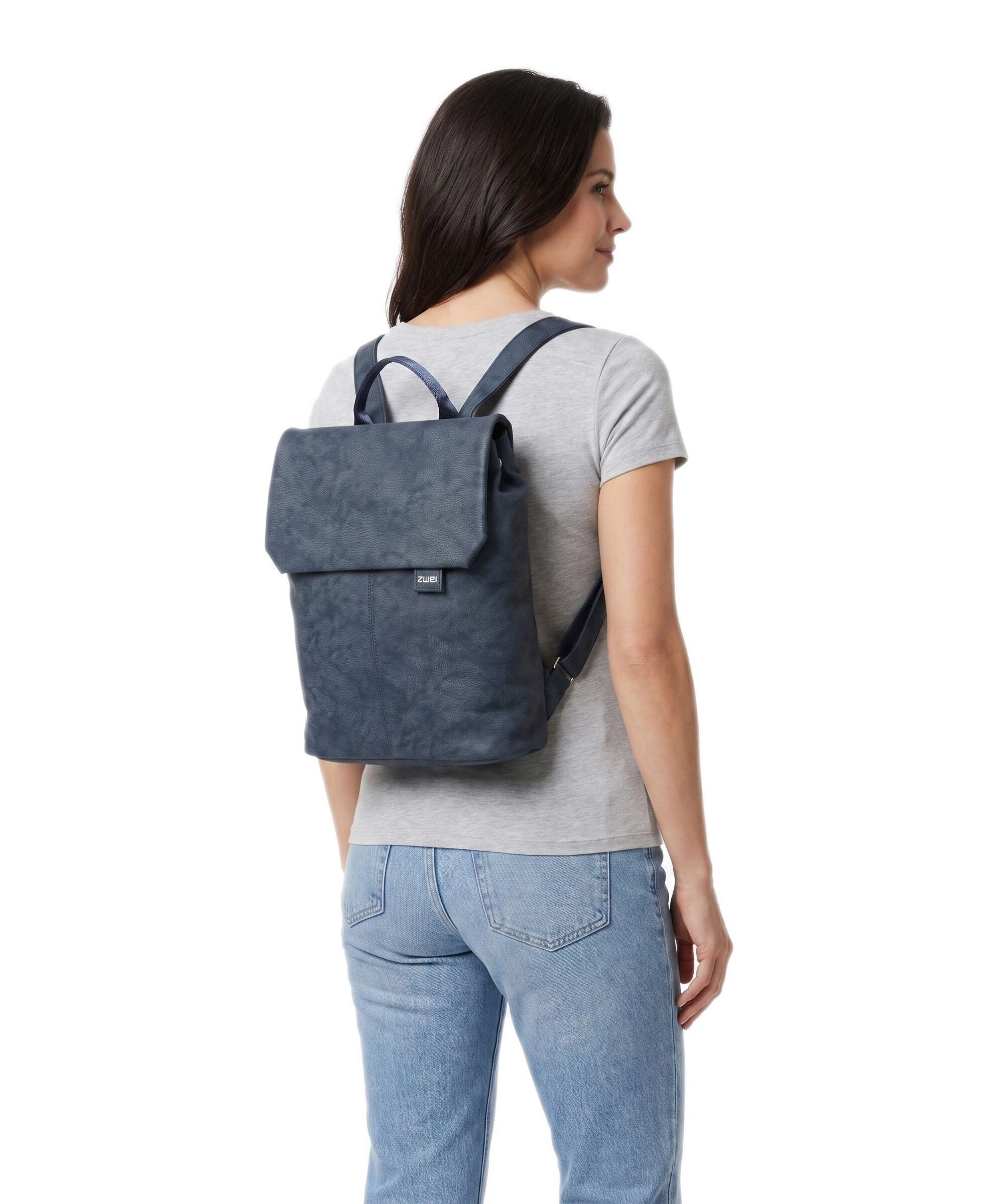 Zwei Mademoiselle.M MR13 Backpack nubuk blue