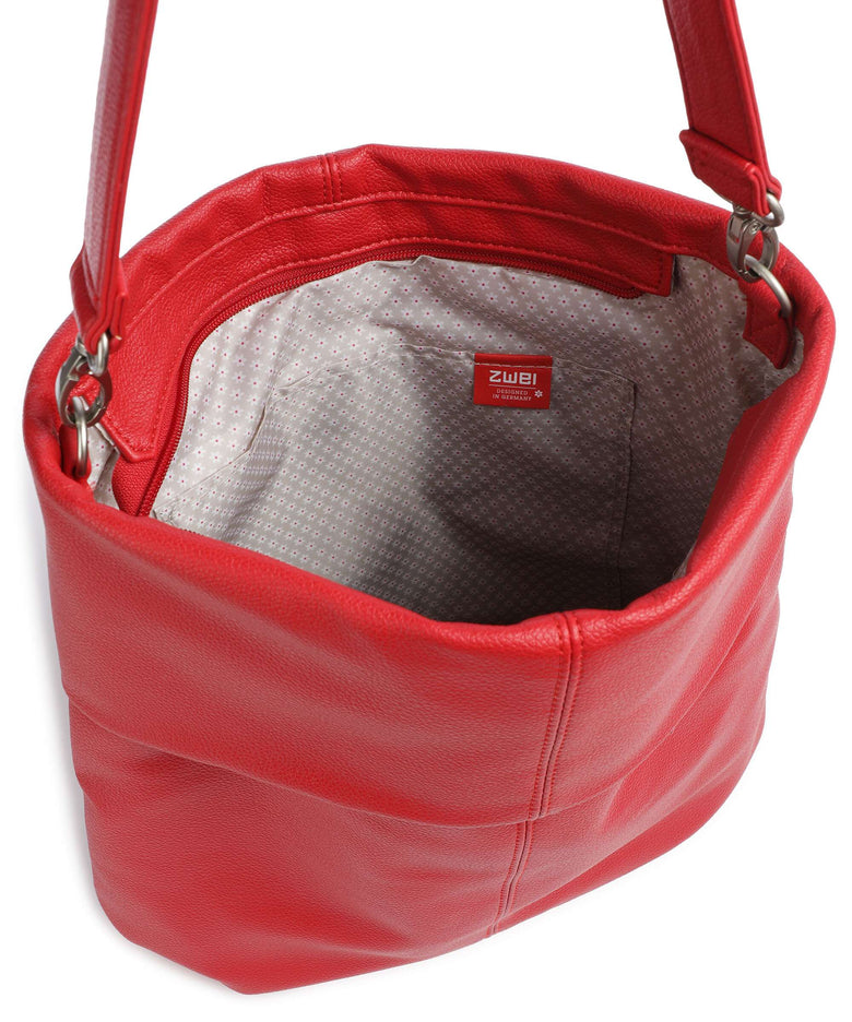 Zwei Mademoiselle.M M12 Hobo bag cherry