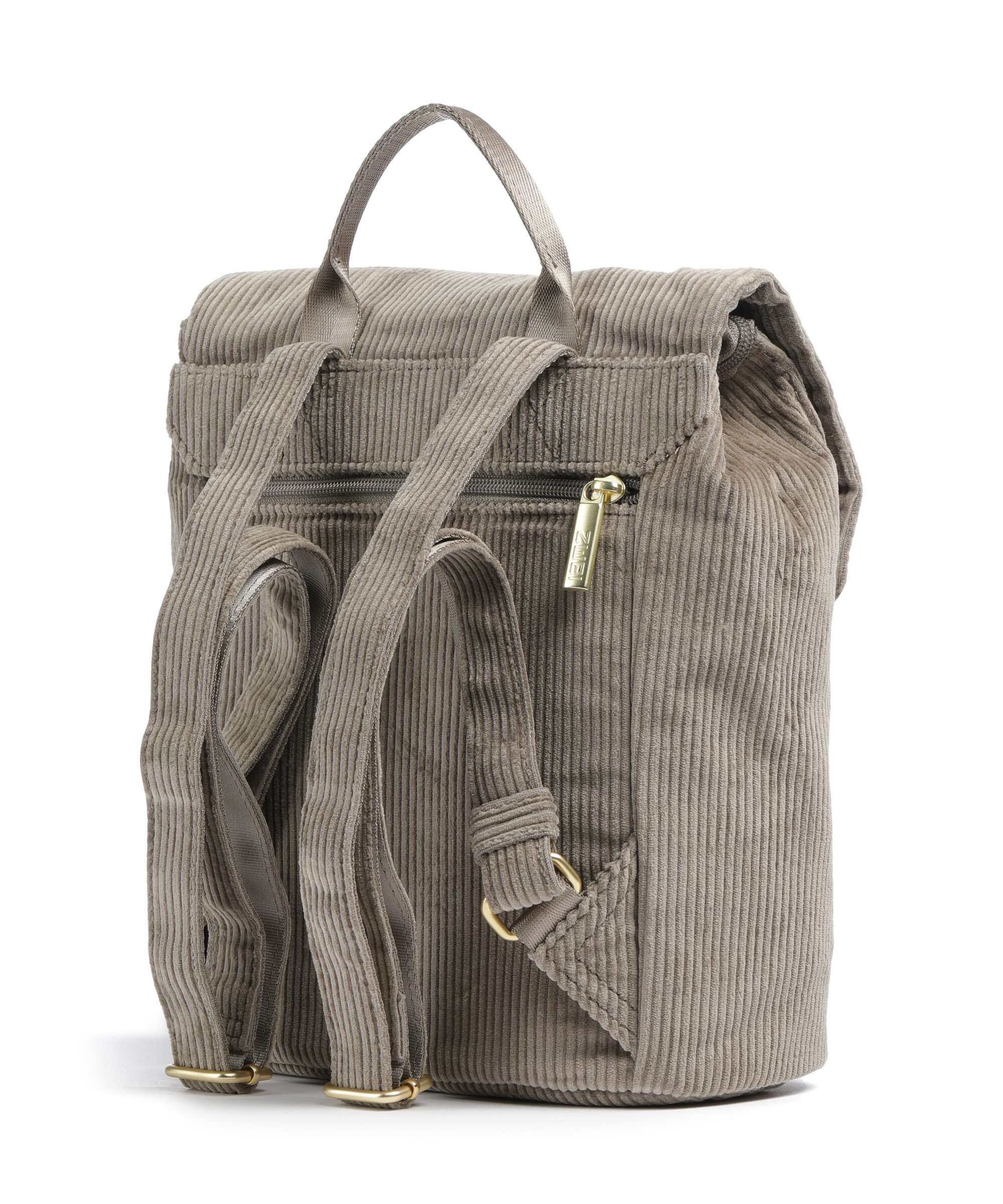 Zwei Mademoiselle.M MR8 Rucksack Baumwolle cord mocca - MR8CMOC