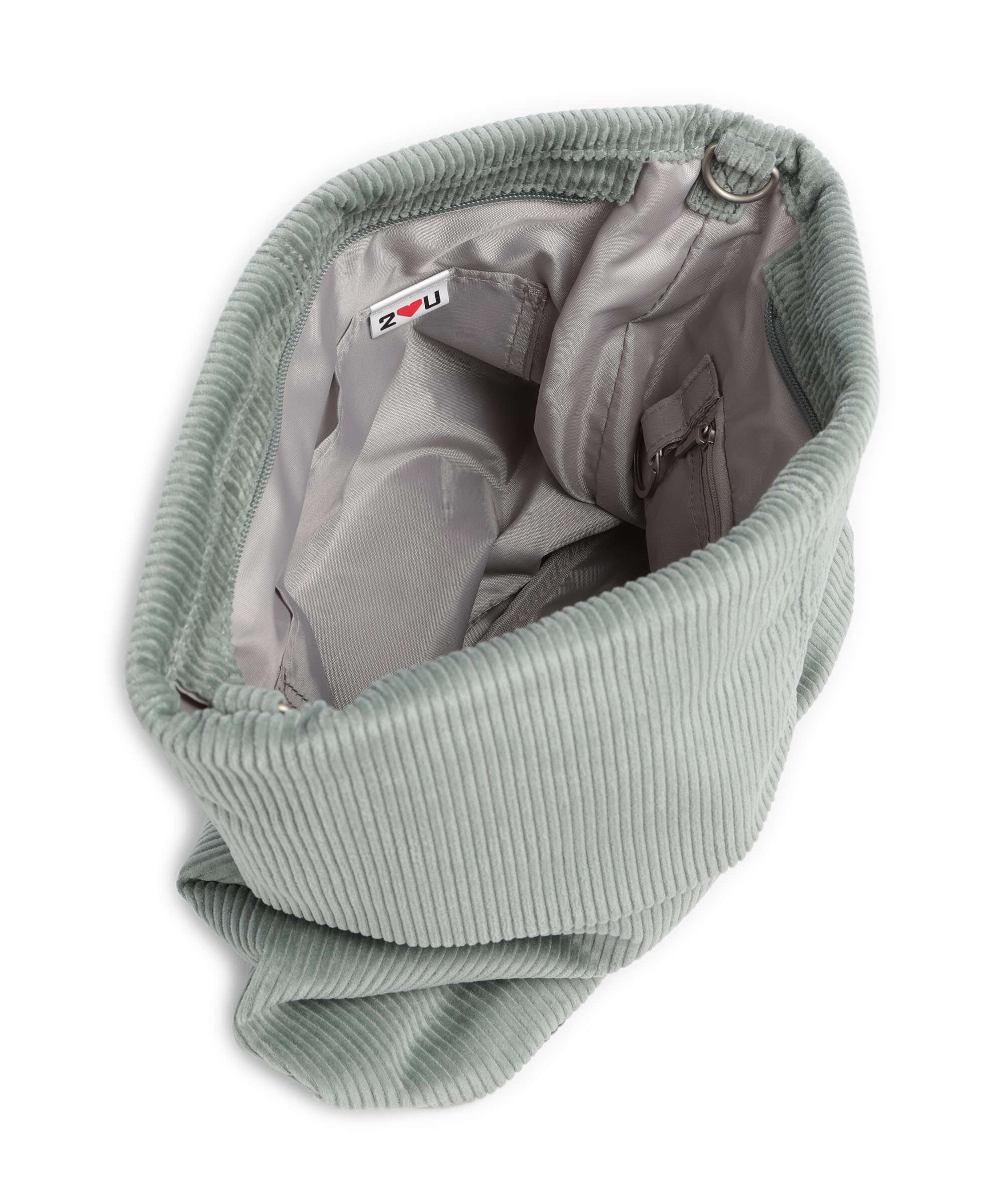 Zwei Mademoiselle.M M12 Hobo bag cord/sage