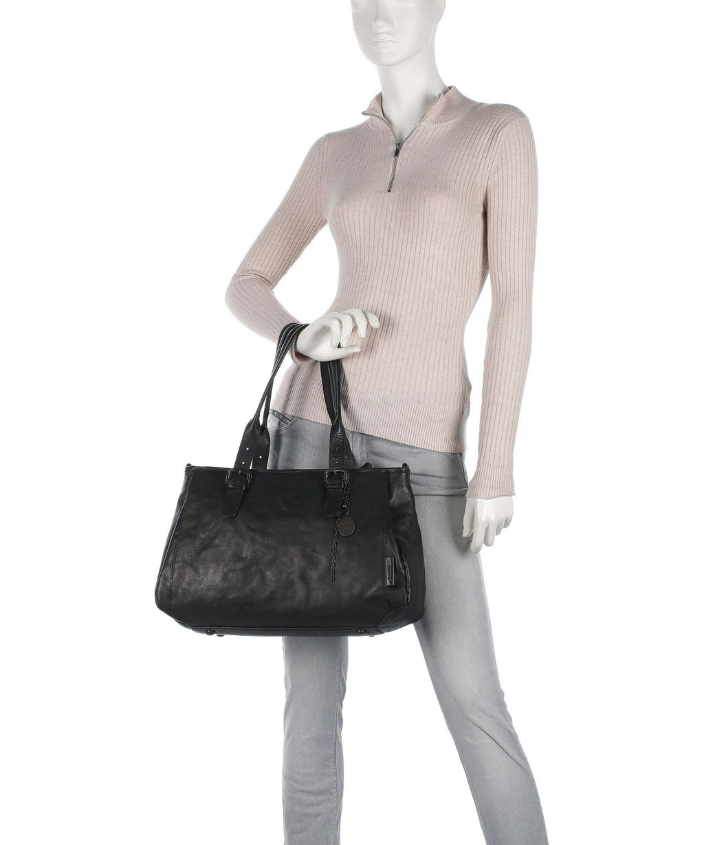 Aunts & Uncles Grandma's Luxury Club Mrs. Shortbread Tote bag black smoke