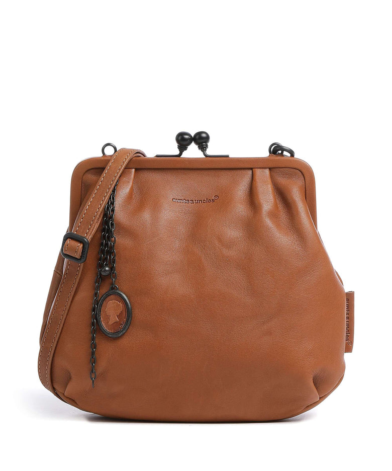 Aunts & Uncles Grandma's Luxury Club Mrs. Fortune Cookie Crossbody bag caramel