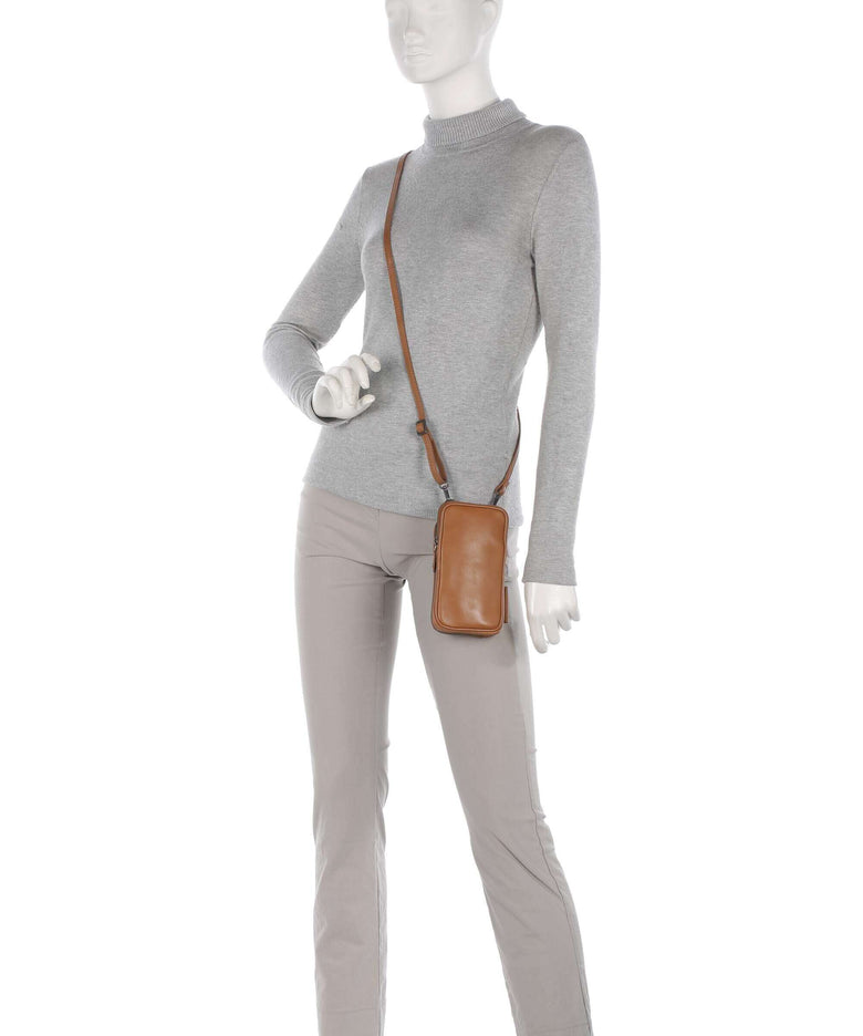 Aunts & Uncles Jamie's Orchard Prune Phone bag cognac