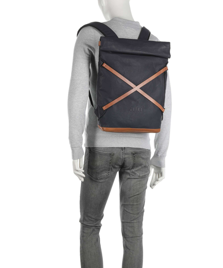 Aunts & Uncles Japan Osaka Rolltop backpack night blue