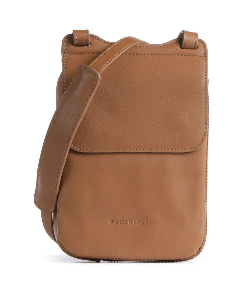 Aunts & Uncles Jamie's Orchard Tulip Phone bag cognac