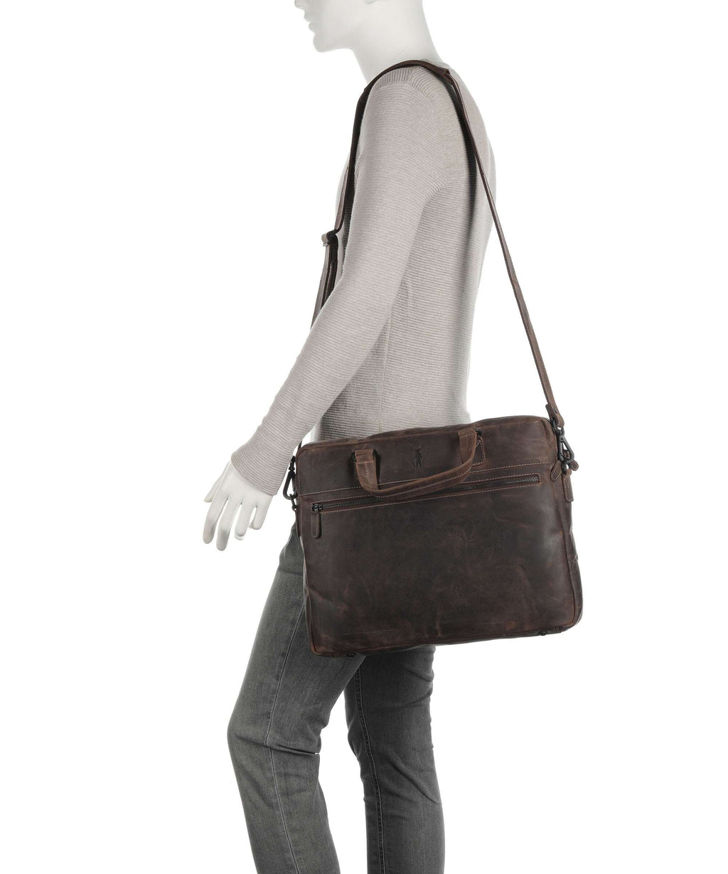 Jack Kinsky Baltimore 8 Briefcase mokka