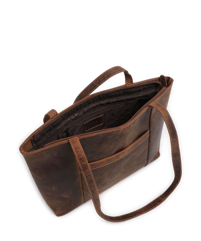Jack Kinsky Baltimore 18 Tote bag cognac 