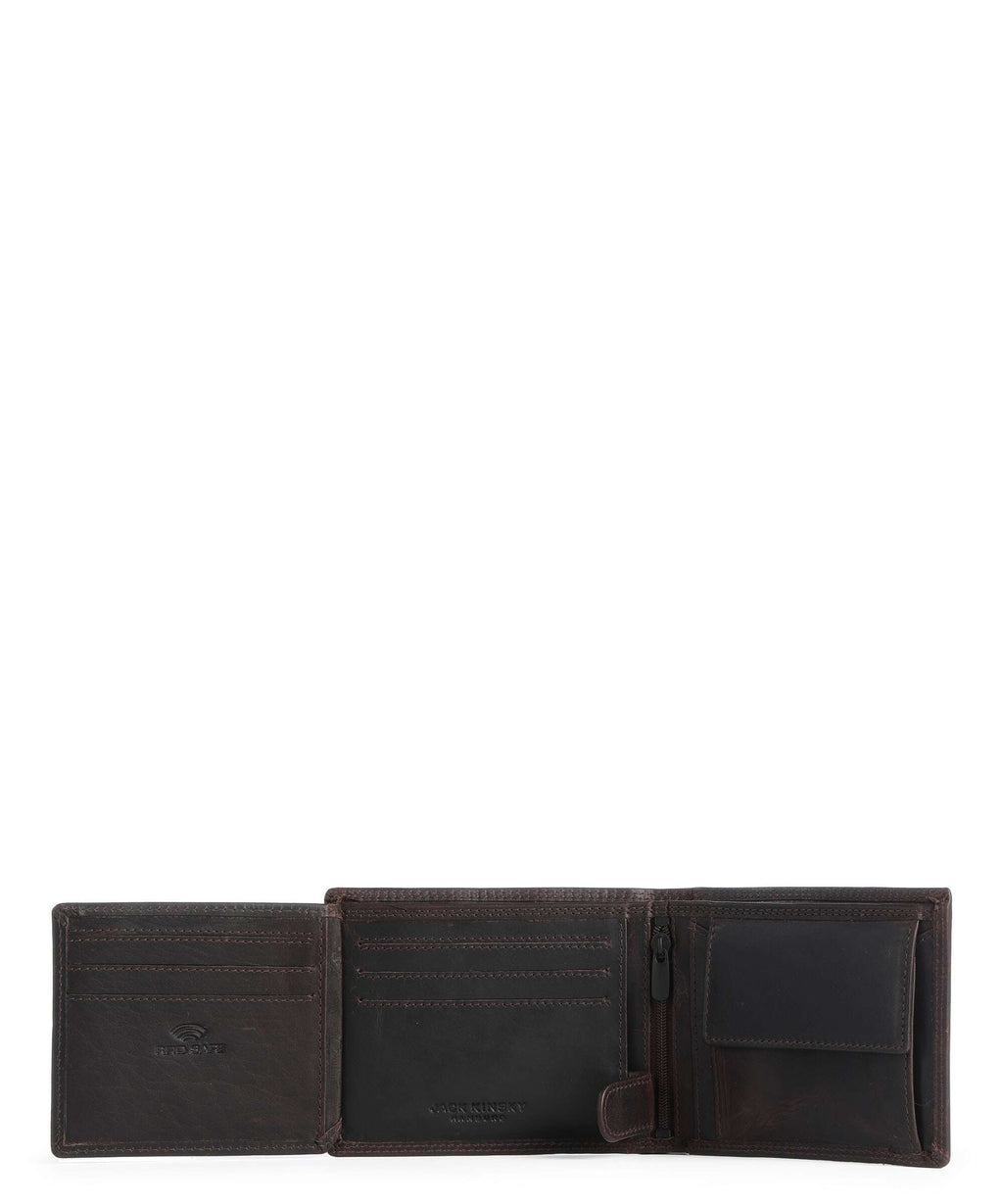 Jack Kinsky Monterey 101 Wallet mokka