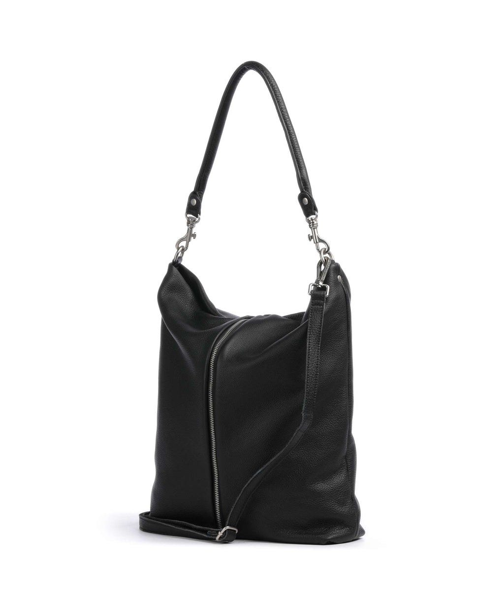 FredsBruder Feeling Good Zip Hobo bag black