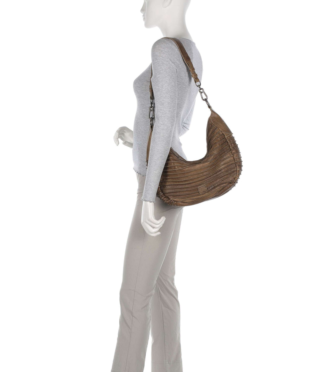 FredsBruder Riffel Flowow Hobo bag olive