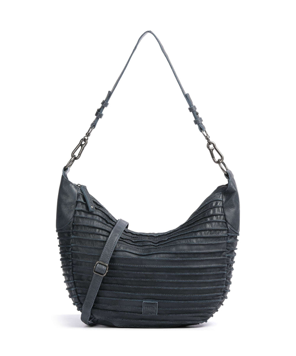 FredsBruder Bestseller Riffel Flowow Hobo bag dusty blue