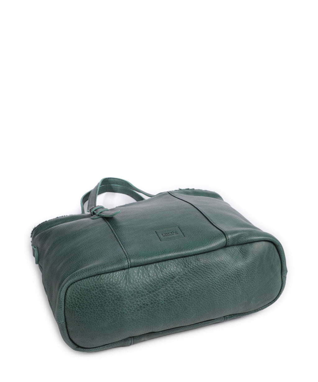 FredsBruder Inside Out Tote bag petrol green