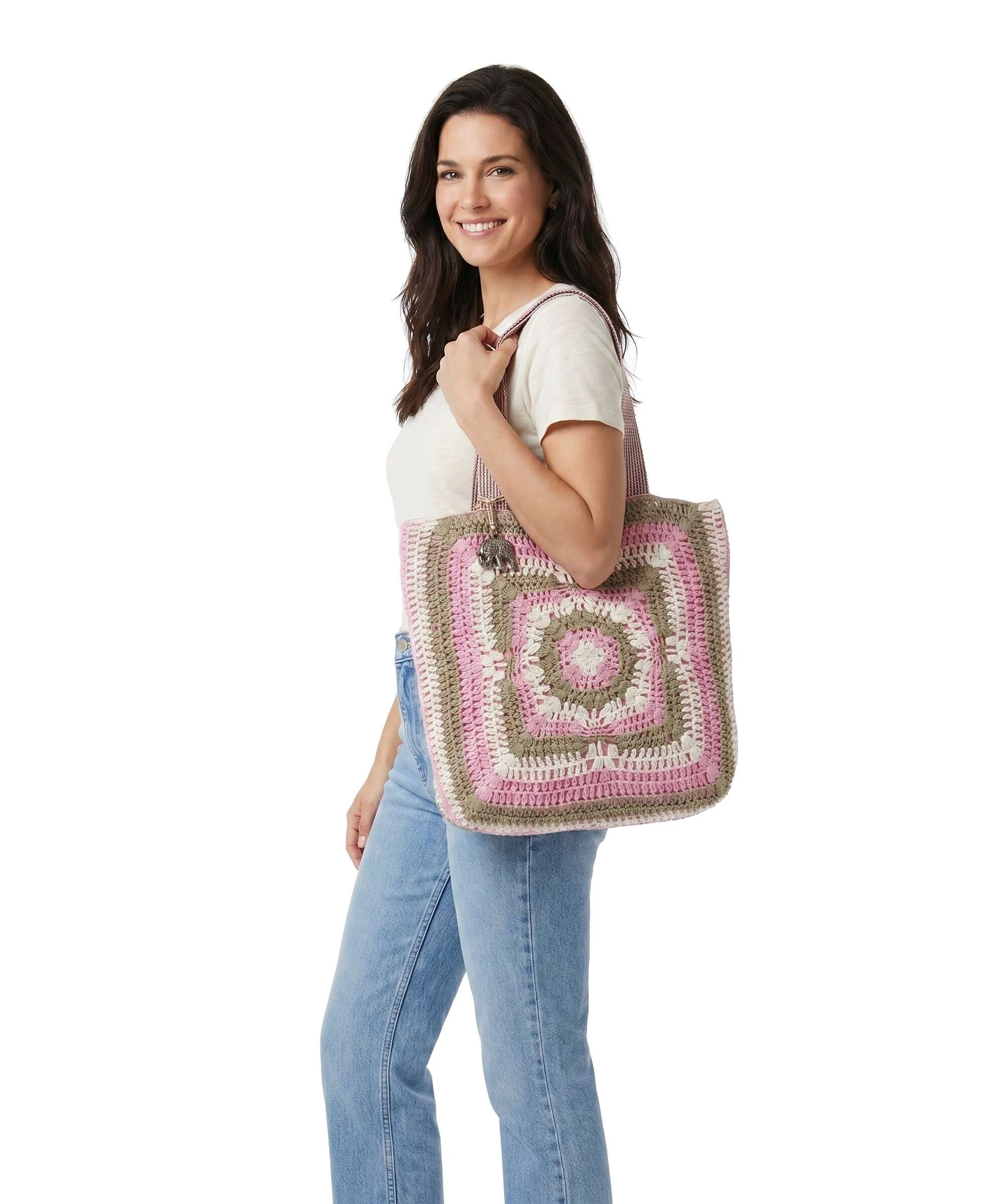 Anokhi Tote bag pink