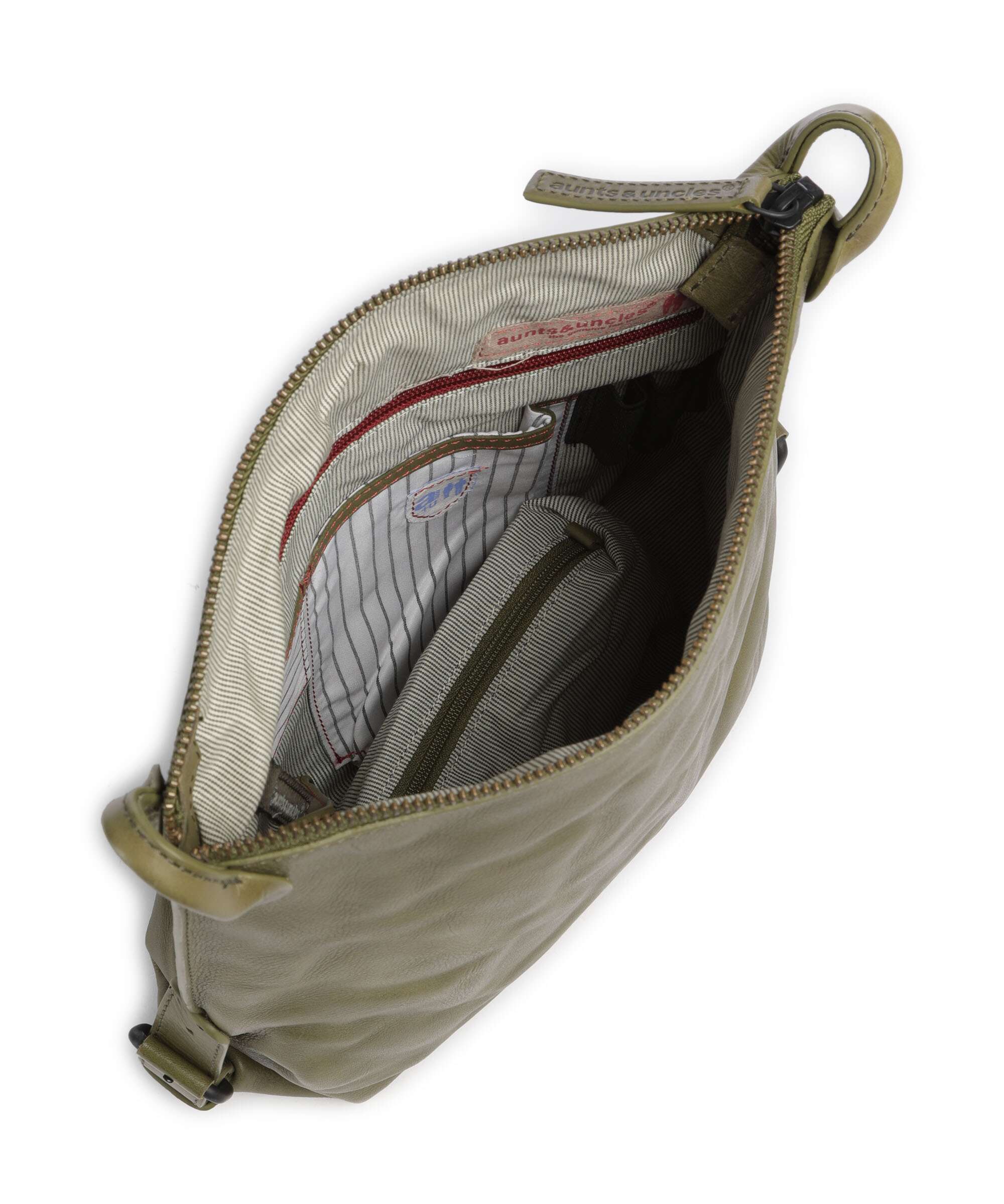 Aunts & Uncles Grandma's Luxury Club Mrs. Raisin Cookie Crossbody bag olive branch