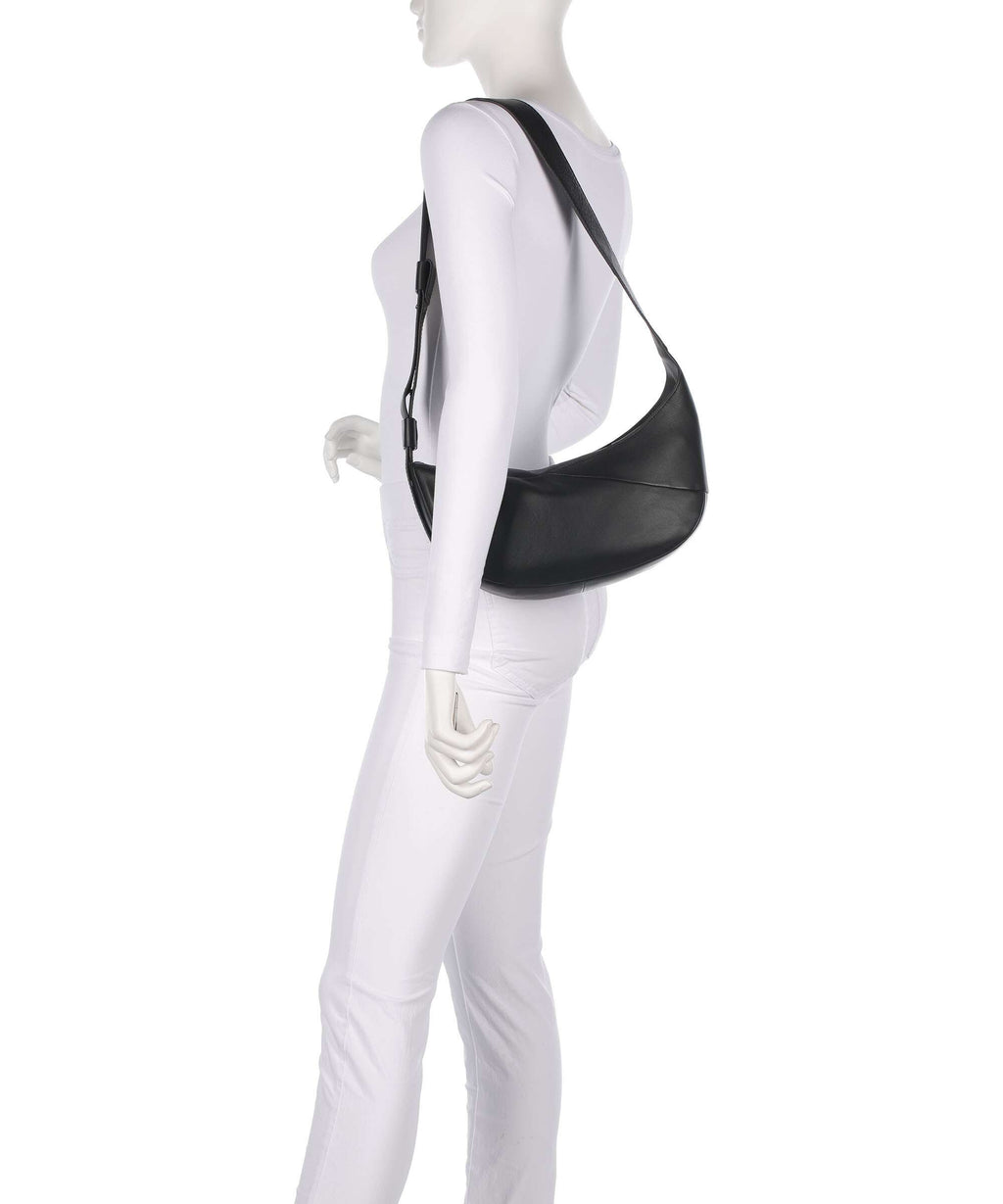 Aunts & Uncles Jamie's Orchard Bee Balm Hobo bag jet black