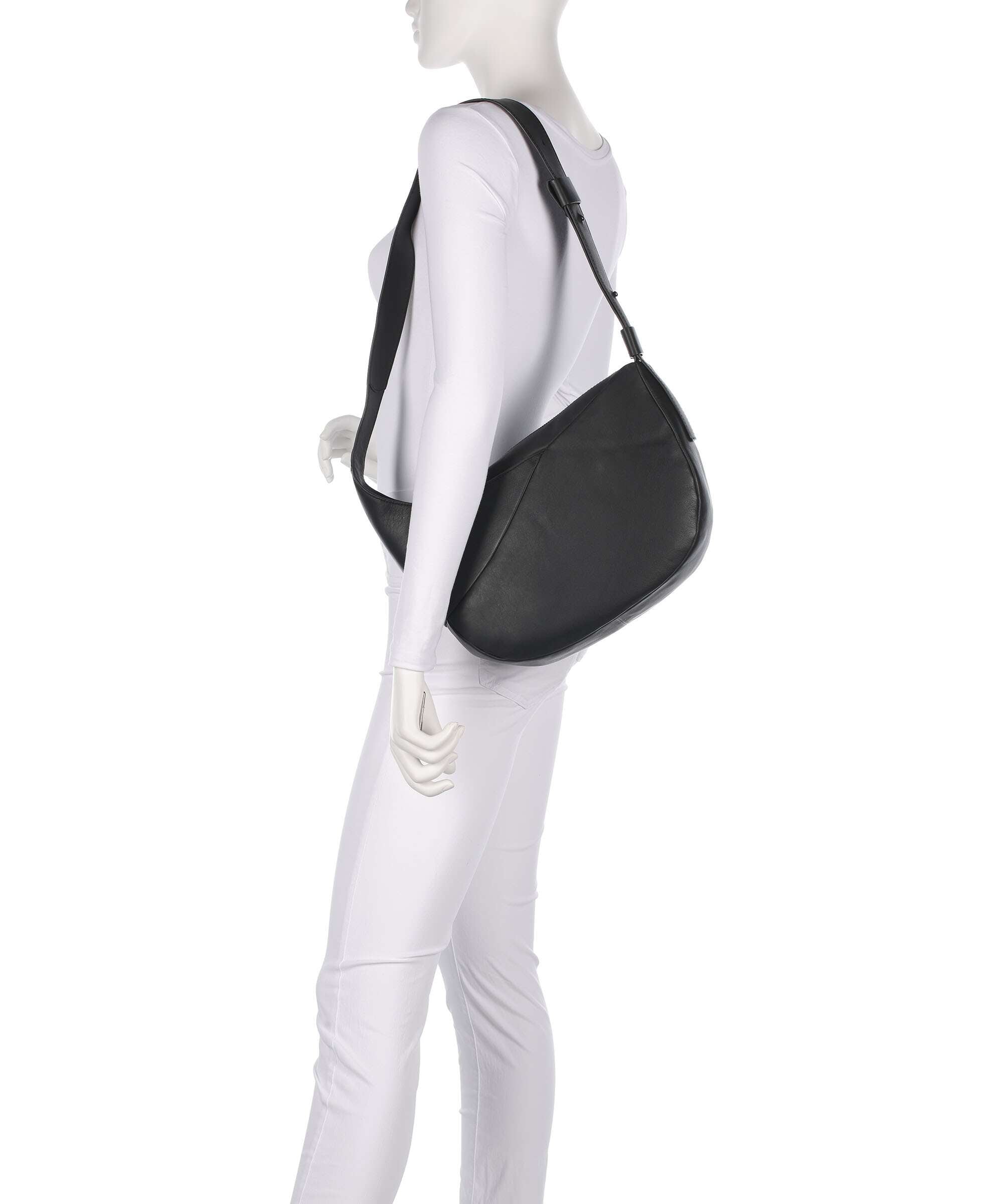 Aunts & Uncles Jamie's Orchard Blossom Hobo bag jet black