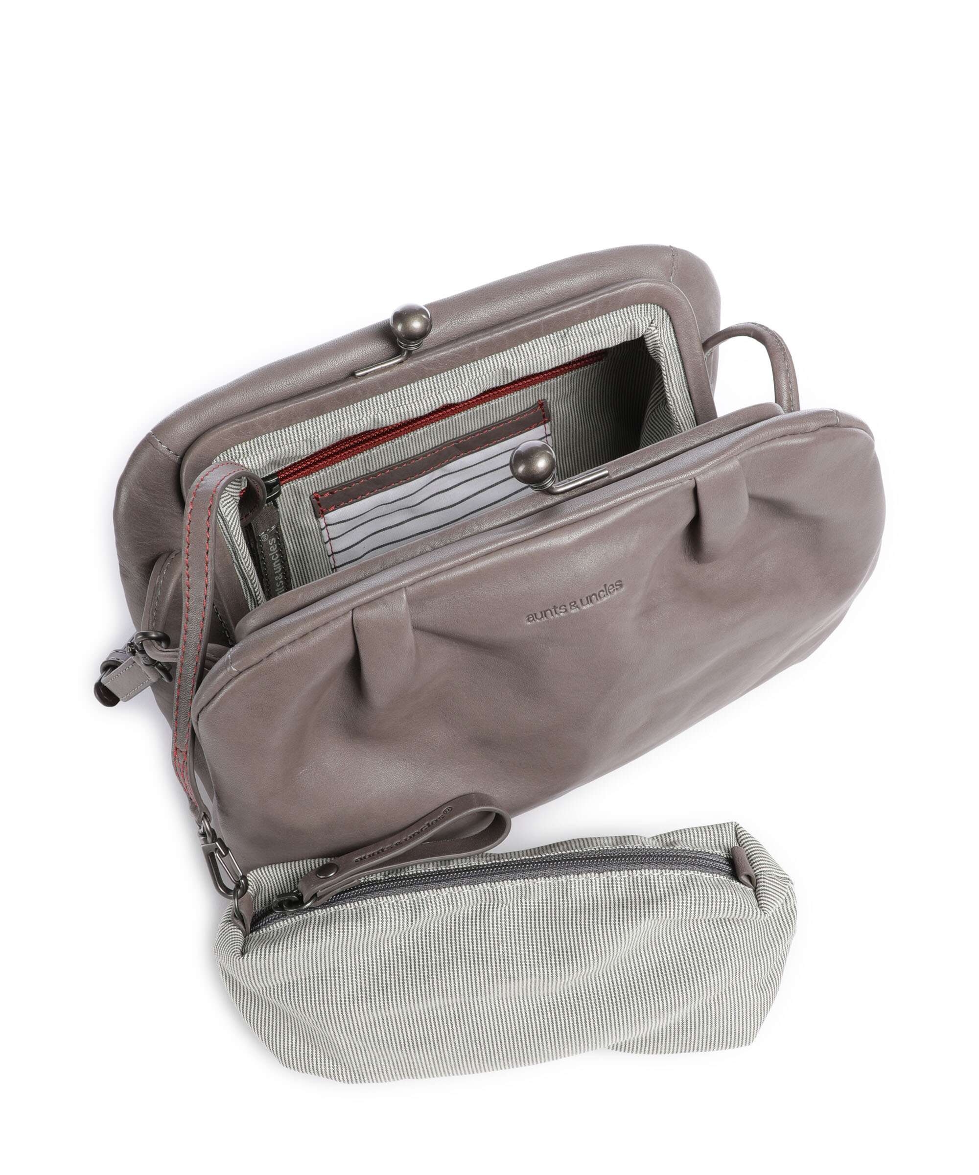 Aunts & Uncles Grandma's Luxury Club Mrs. Frosting Crossbody bag oyster grey