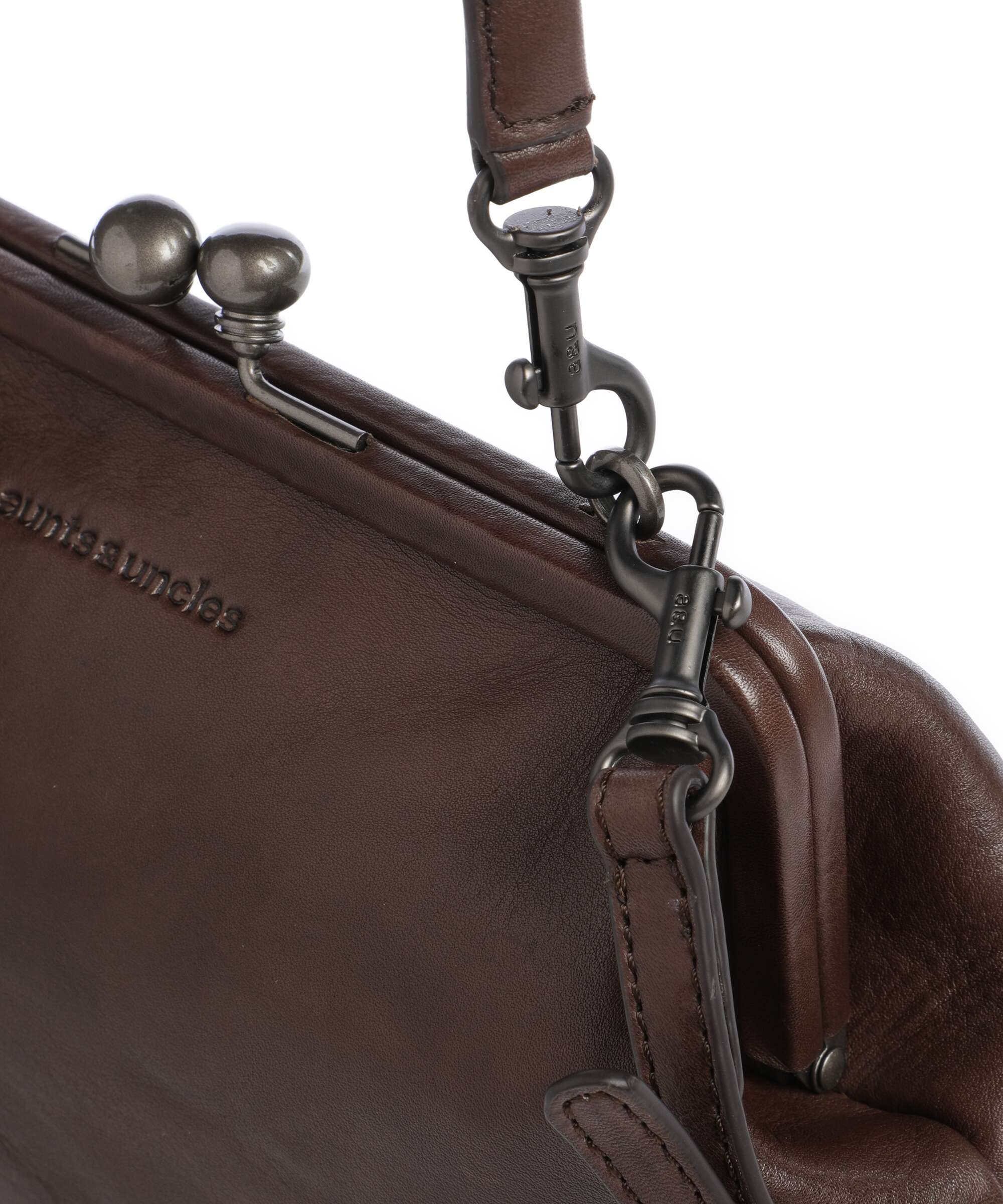 Aunts & Uncles Grandma's Luxury Club Mrs. Pizzelle Crossbody bag coffee bean