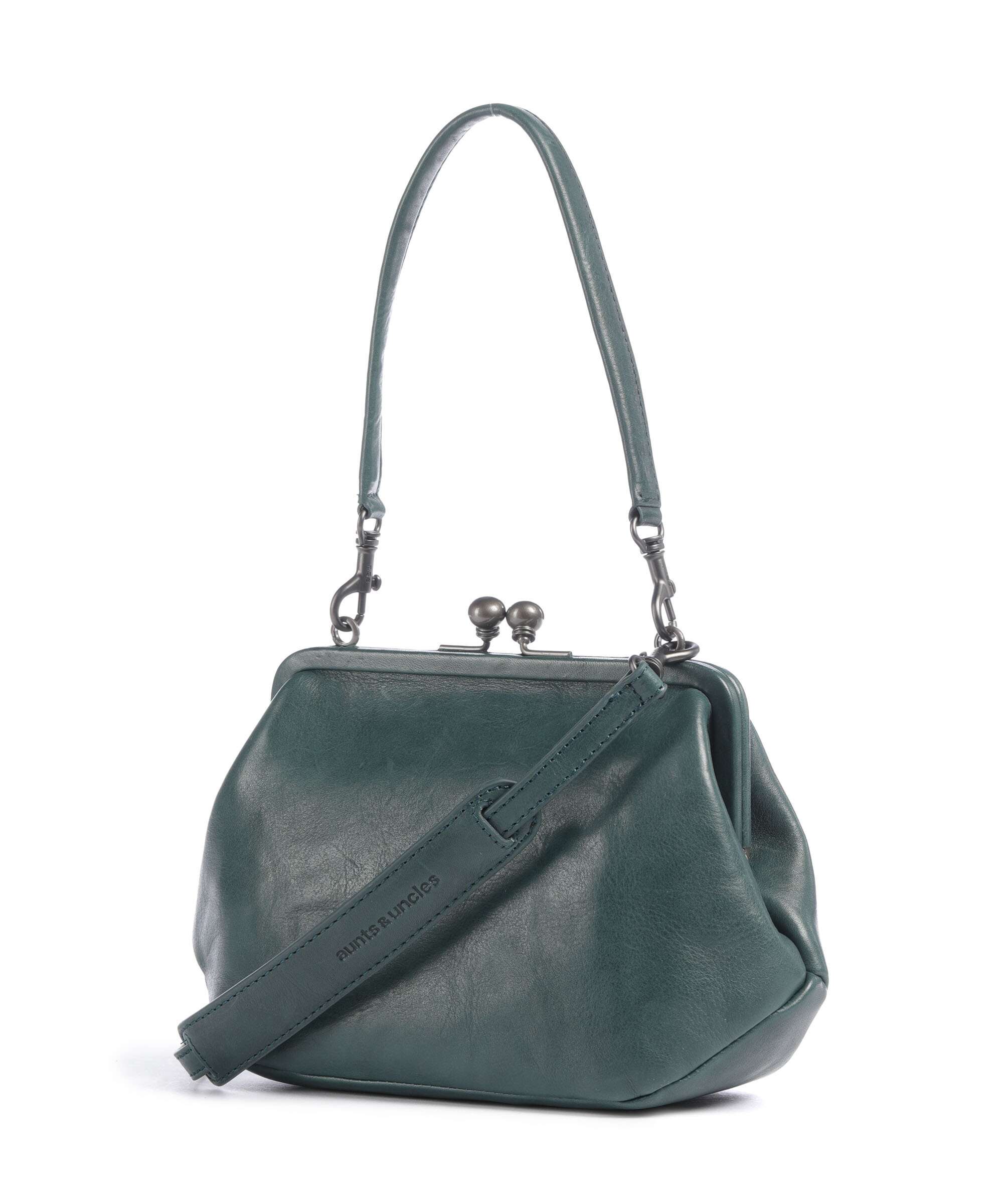 Aunts & Uncles Grandma's Luxury Club Mrs. Pizzelle Crossbody bag green jewel