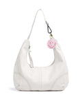 FredsBruder Take A Smile Midi Hobo bag marshmallow