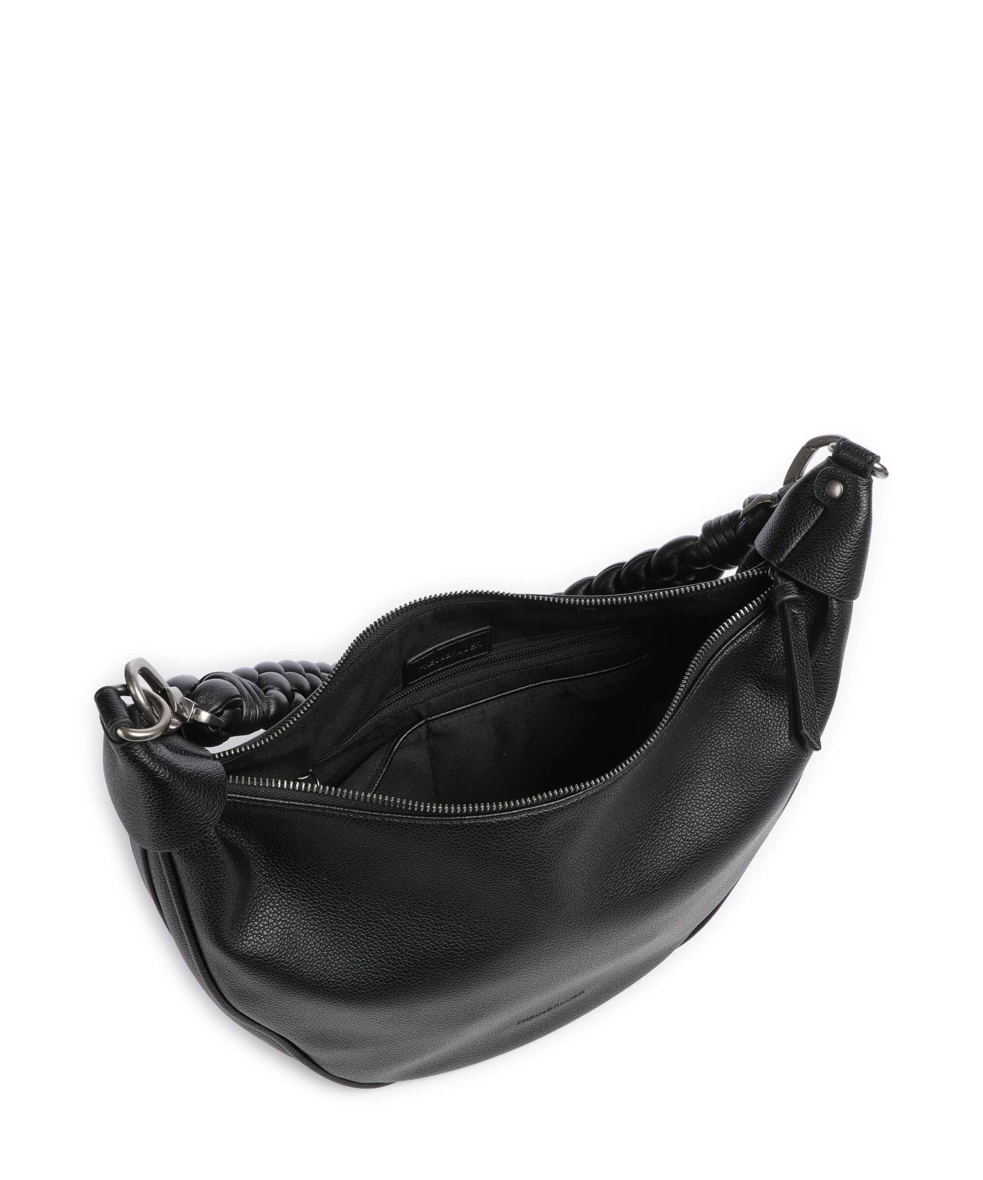 FredsBruder Good Vibes Only Hobo bag black