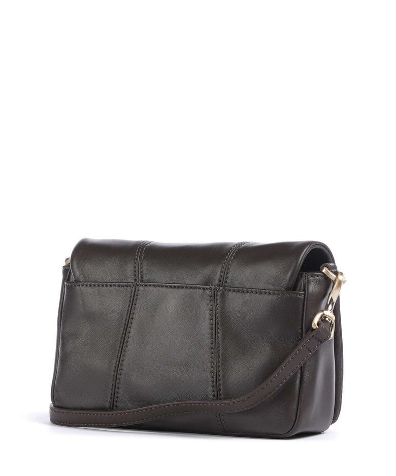Les Visionnaires Mila Icon Silky Crossbody bag chocolate brown