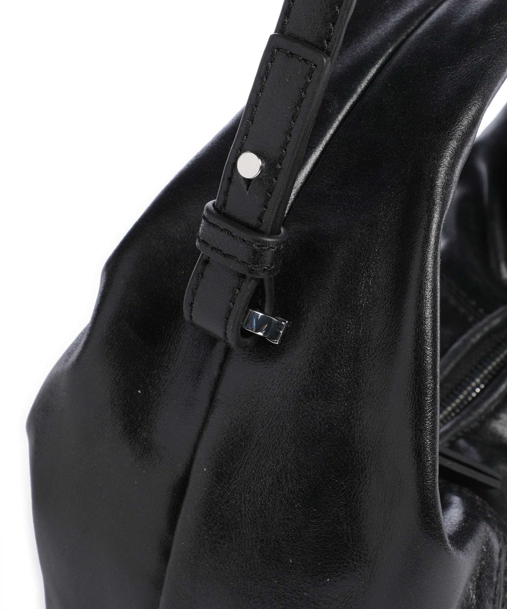 Les Visionnaires Greta Icon Crikle Mini Handbag black
