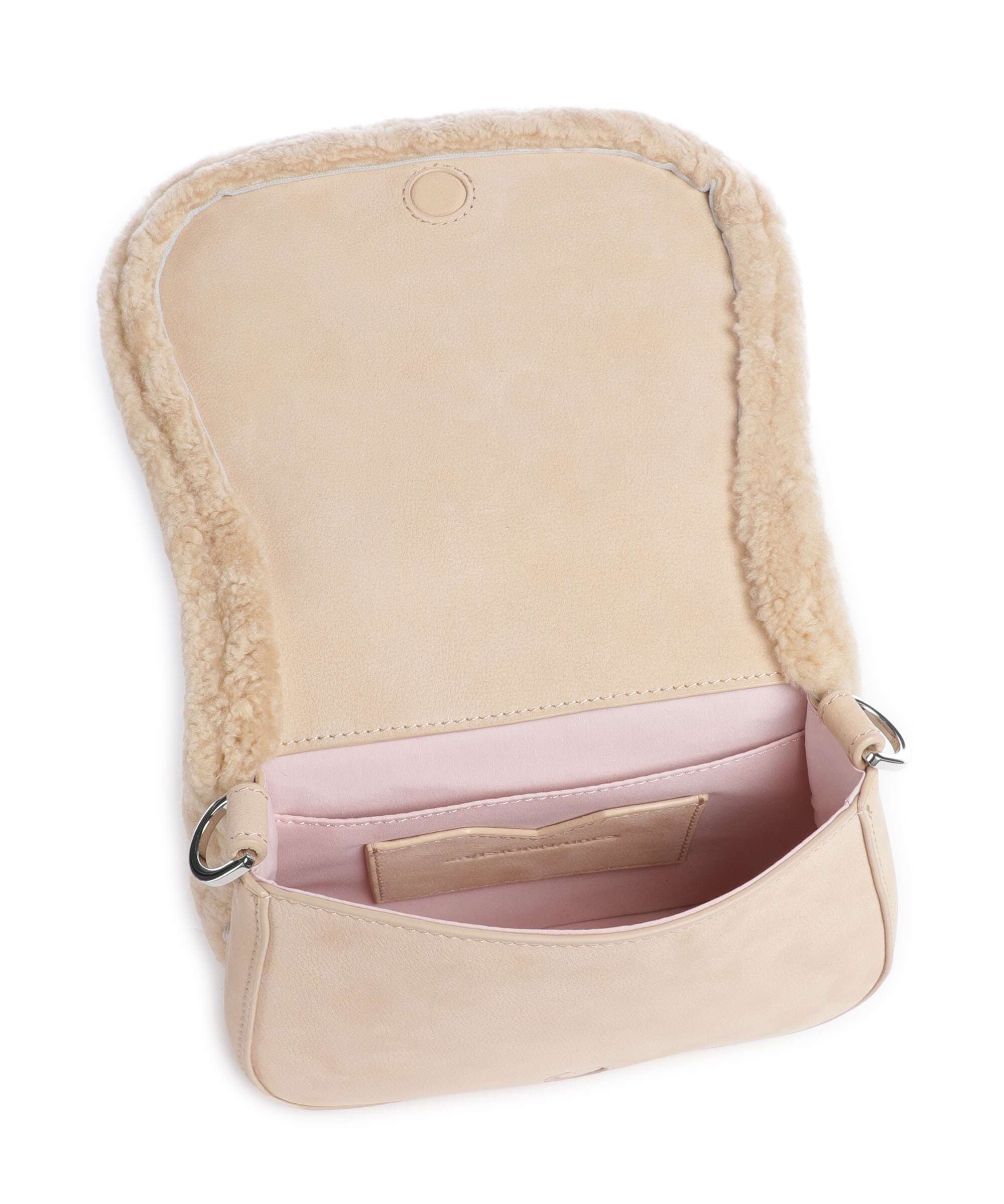 Les Visionnaires Elli Teddy Shoulder bag milky beige