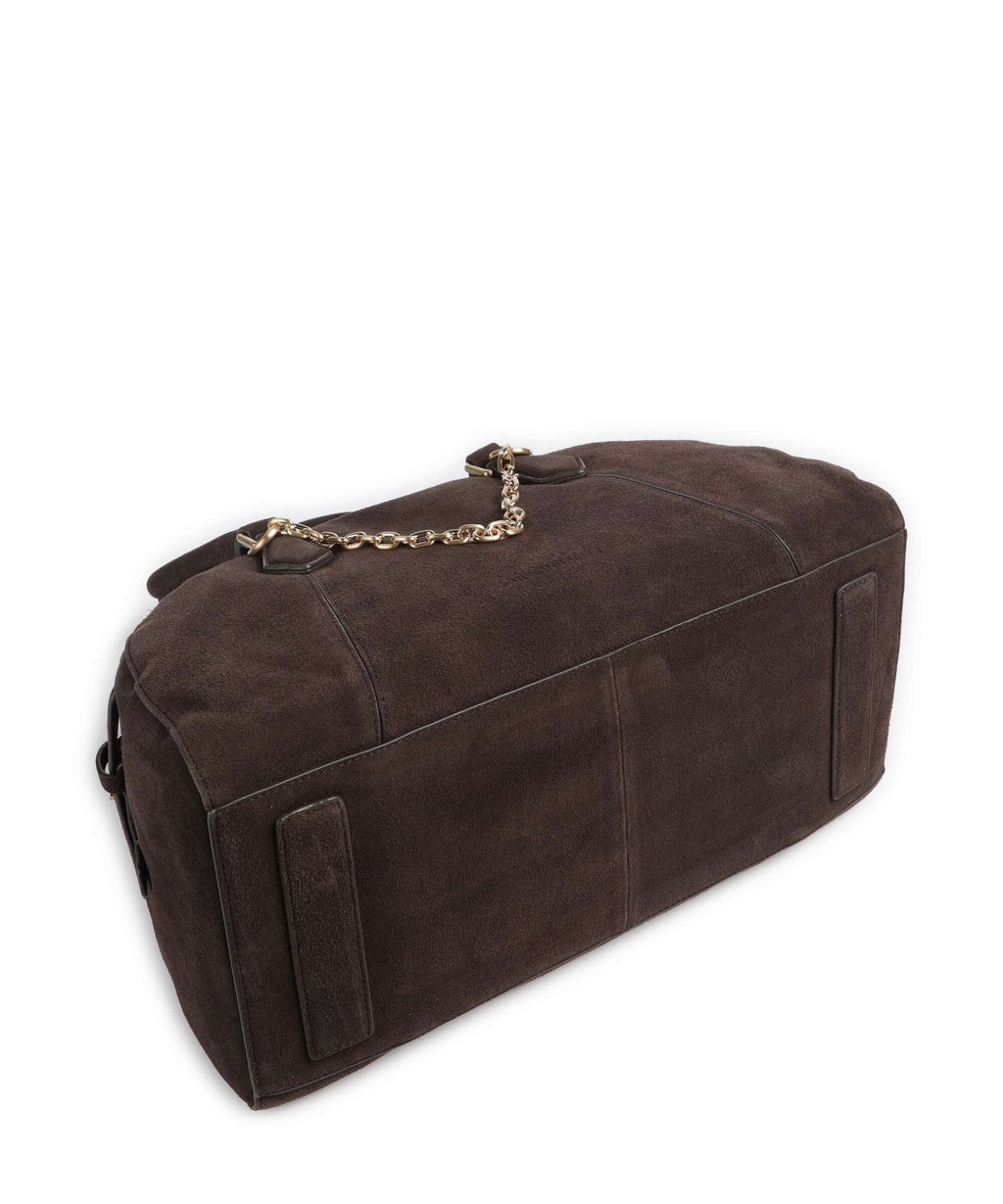 Les Visionnaires Odette Cozy Chain Handbag dark brown