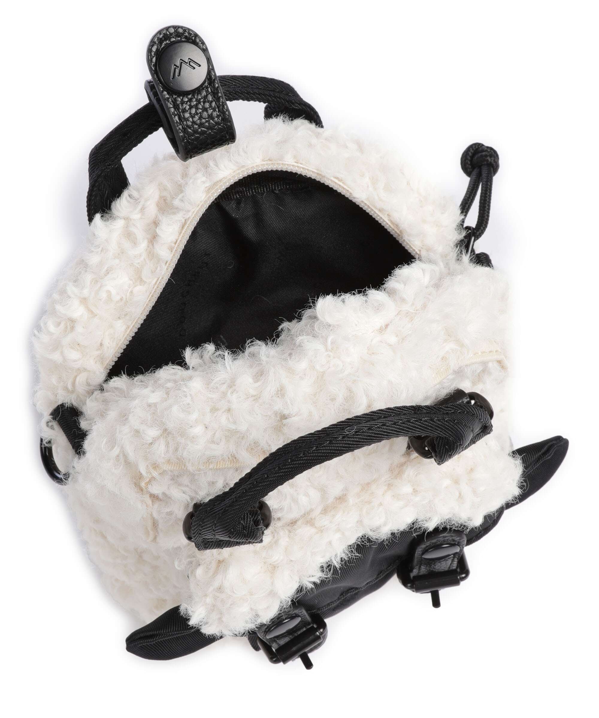 Doughnut Fairies & Friends Macaroon Tiny Crossbody bag white/black