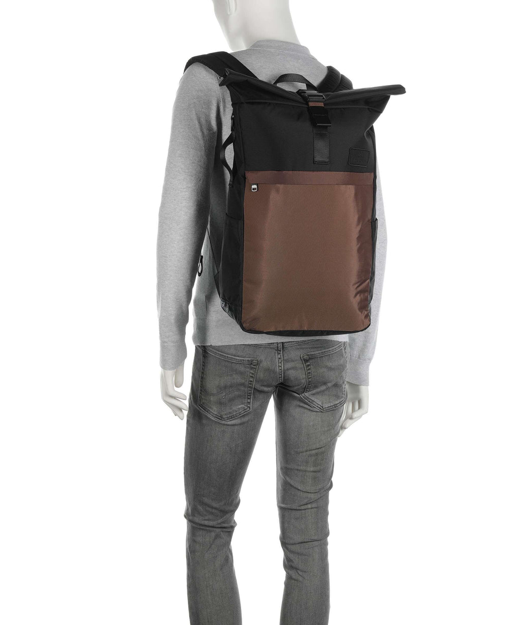 Doughnut Go Wild Jetpack Rolltop backpack black/navy